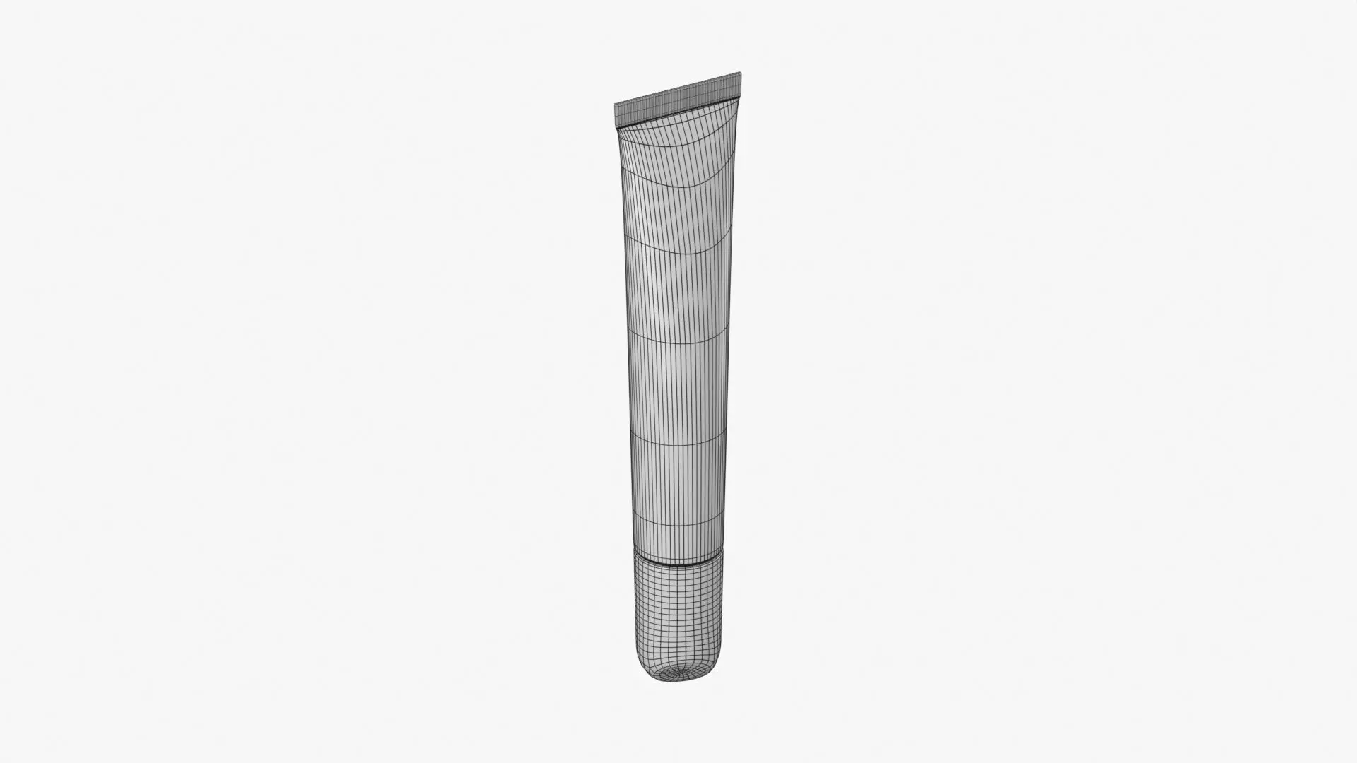 Rhode Cosmetic Tube Mockup Low-poly 3D model_8