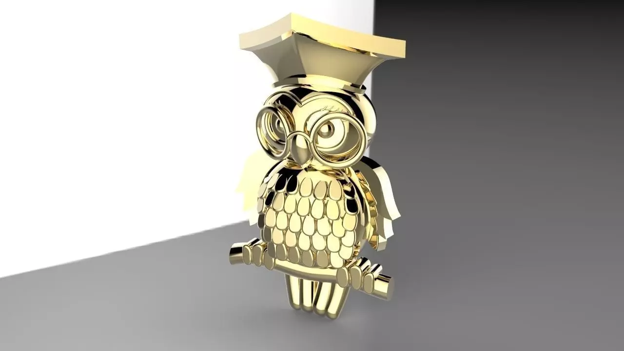 Owl - Wisdom Symbol 3D print model
