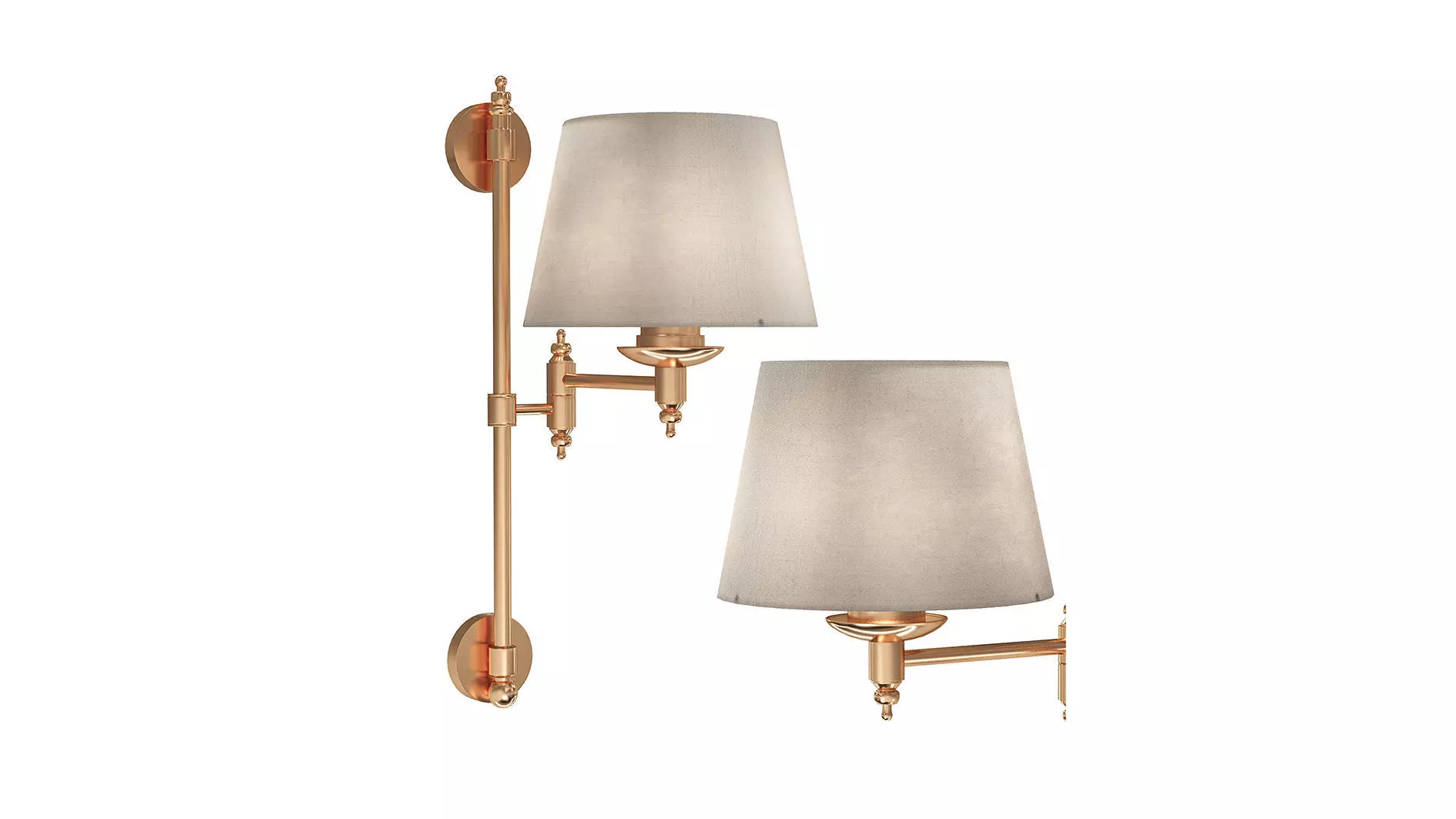 Crystal Lux POESIA AP1 BRASS 3D model