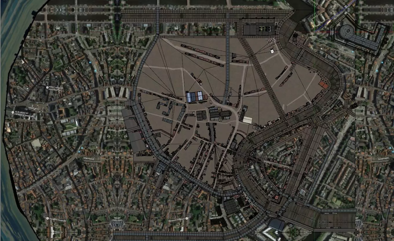 Haarlem City Netherlands  Historic European Cityscape 3D model_17