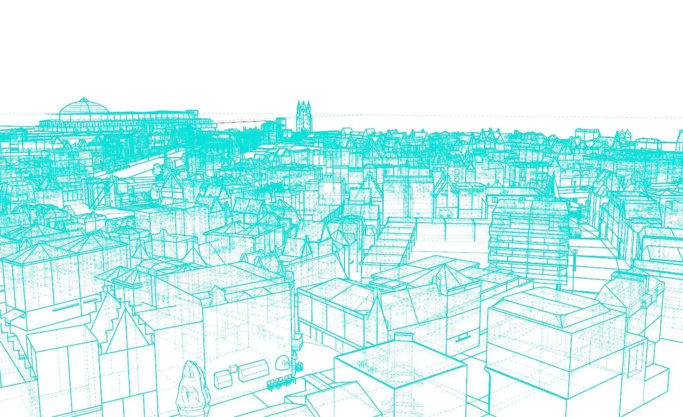 Haarlem City Netherlands  Historic European Cityscape 3D model_35