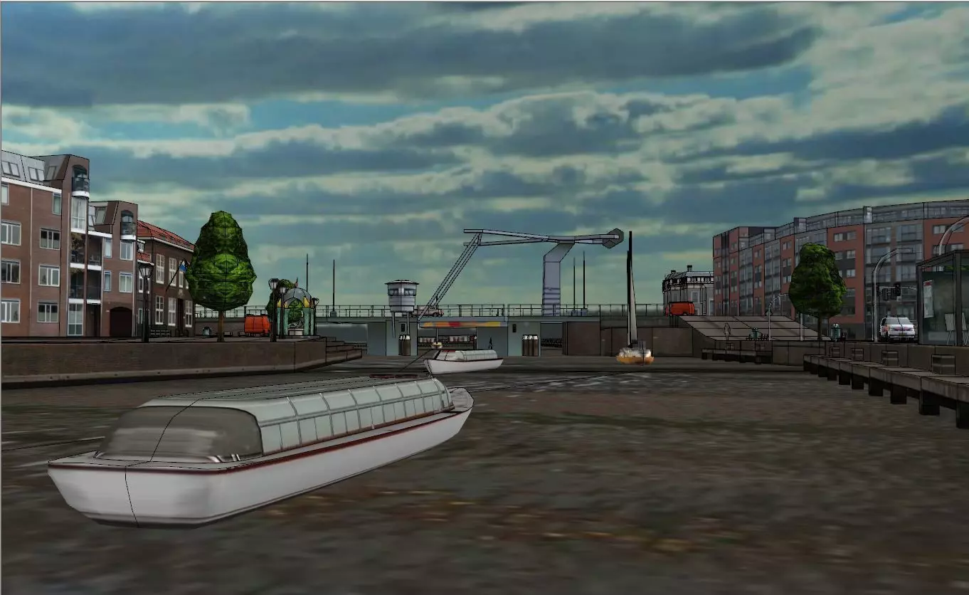 Haarlem City Netherlands  Historic European Cityscape 3D model_24