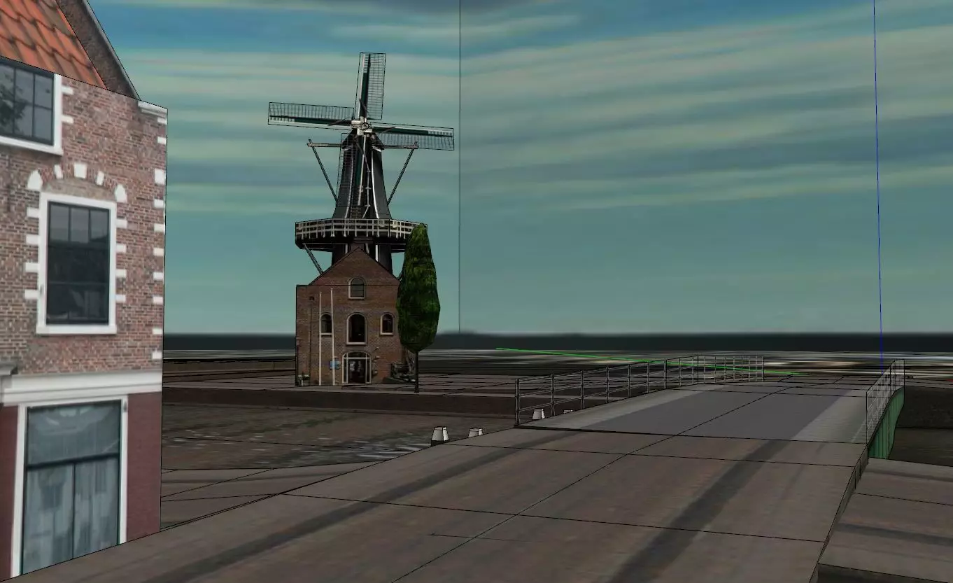 Haarlem City Netherlands  Historic European Cityscape 3D model_26