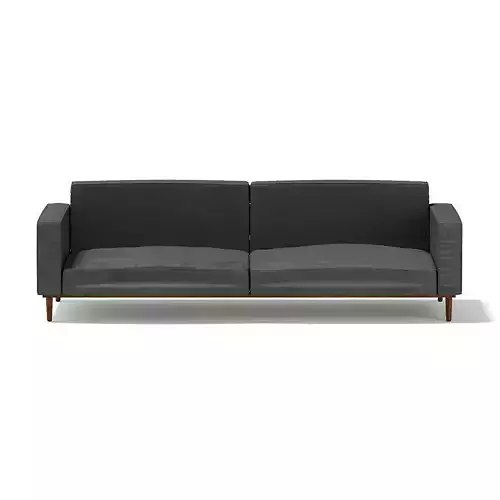 Dark Grey Sofa 1 3D model
