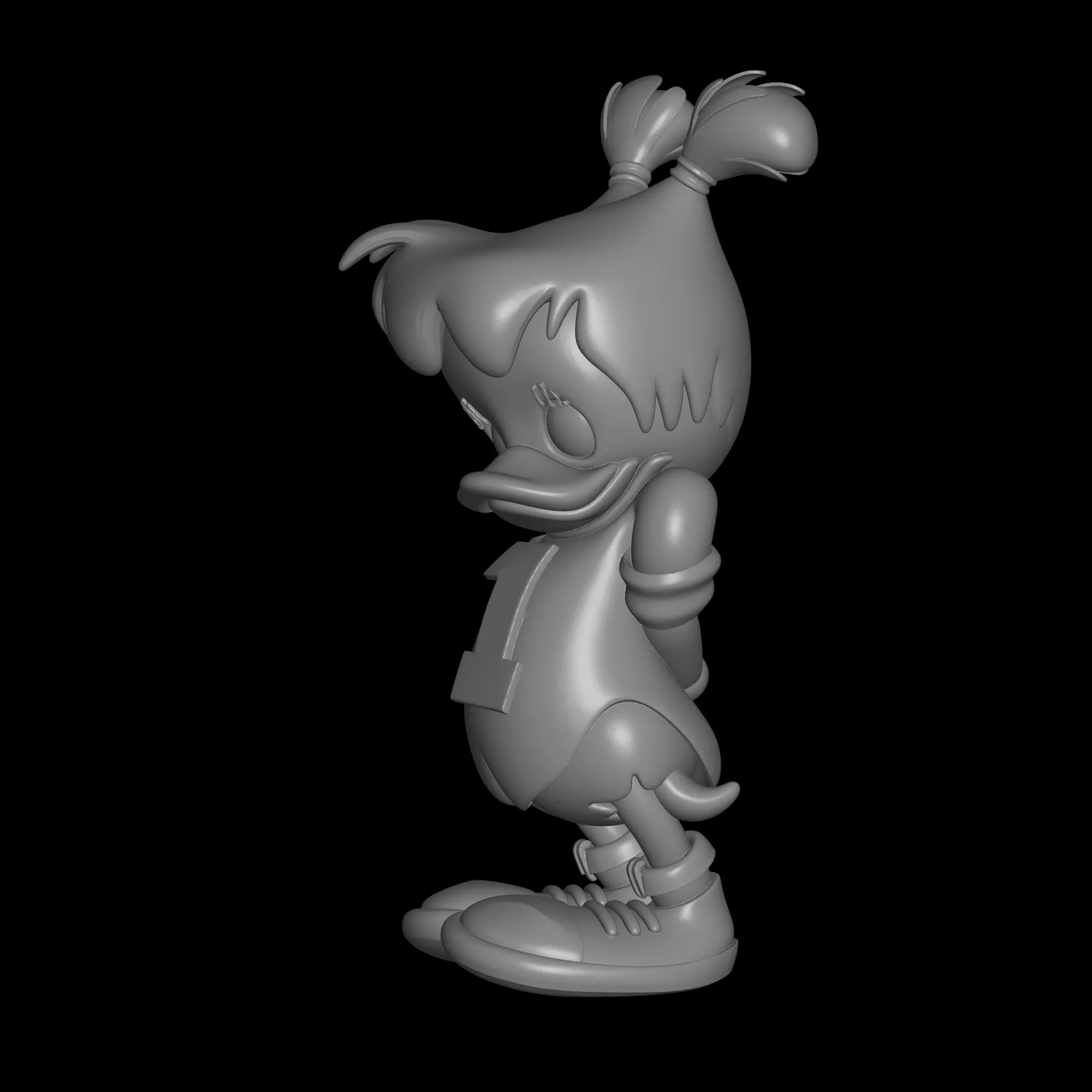 donald duck cousin 3D print model_1