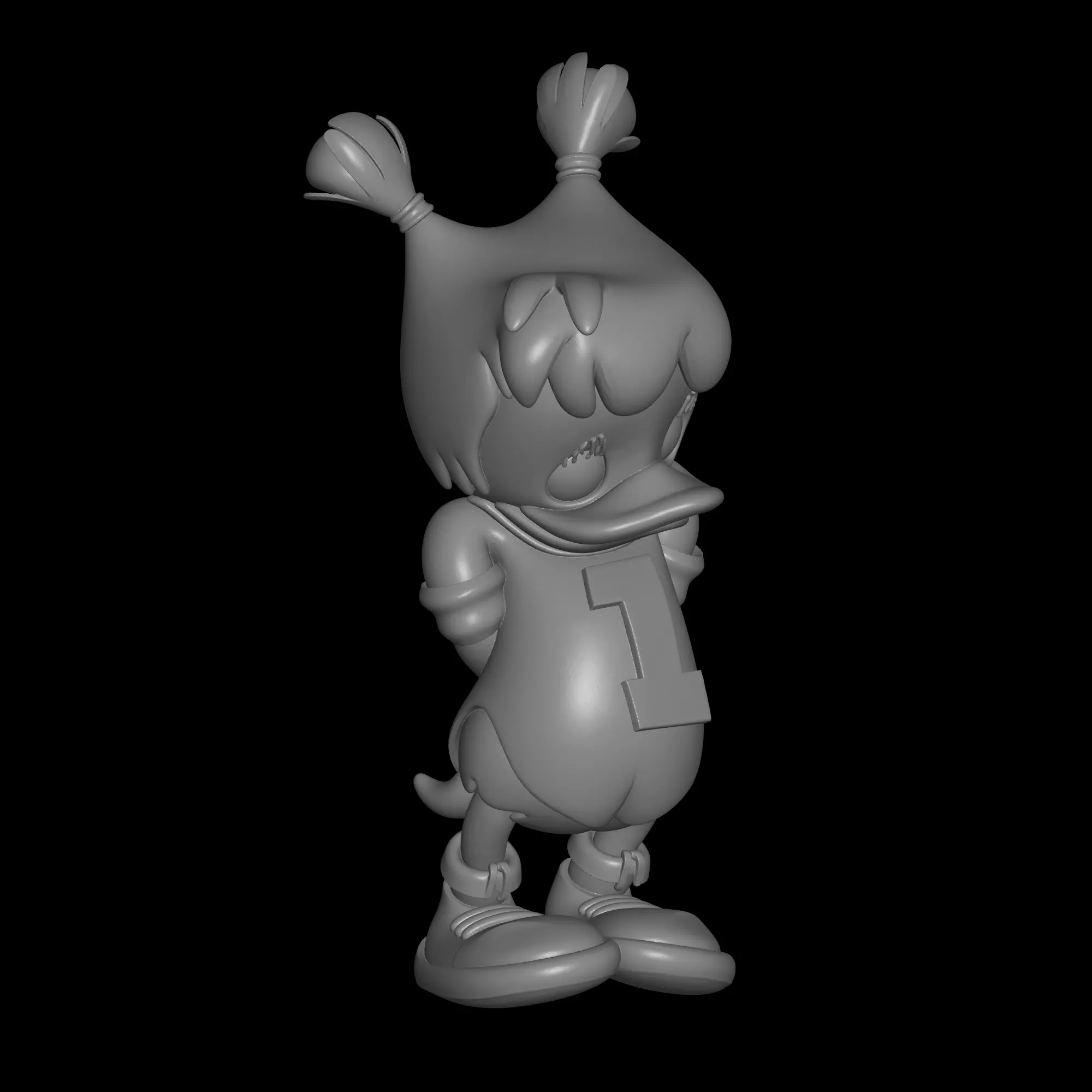donald duck cousin 3D print model_2