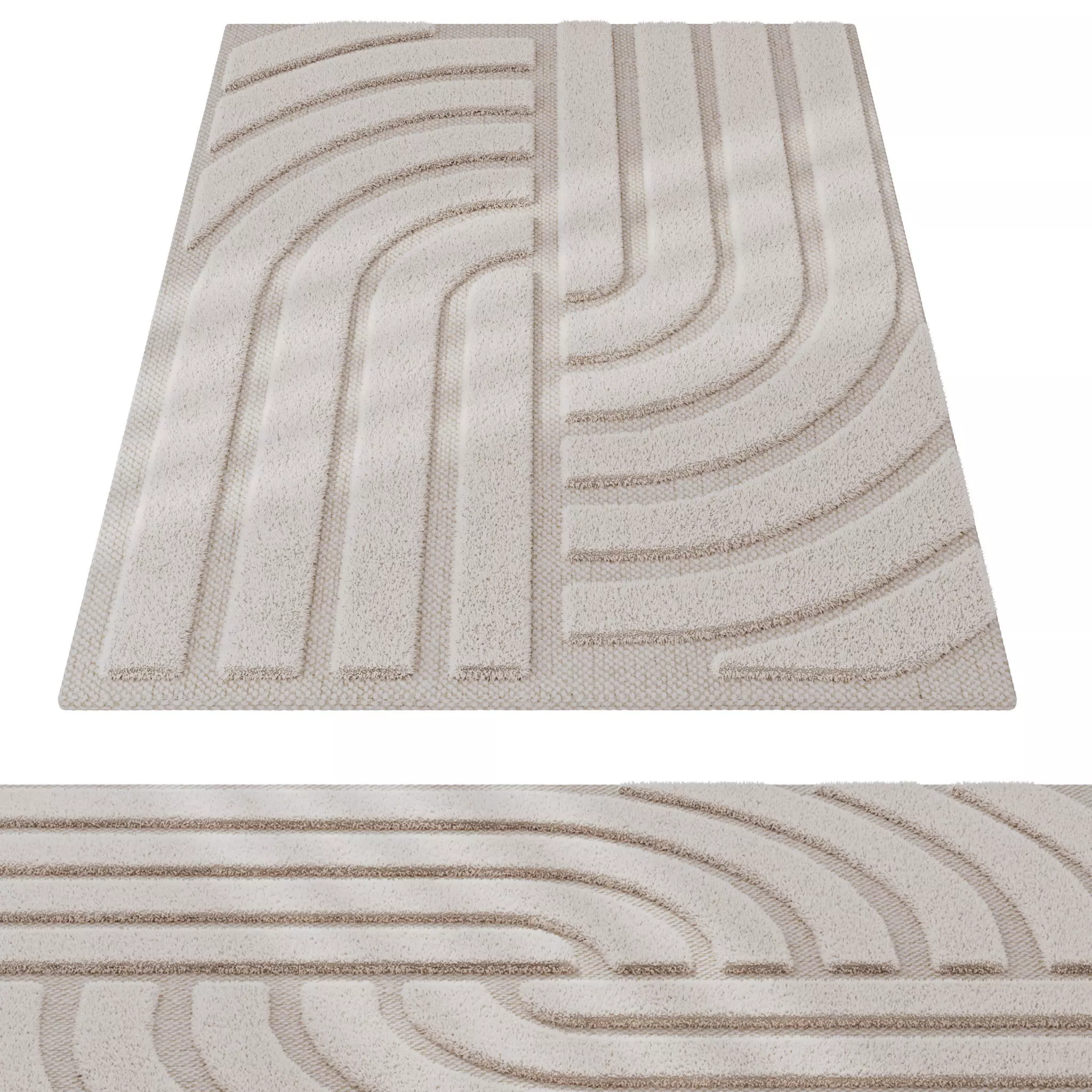 rug carpet 3D model_0