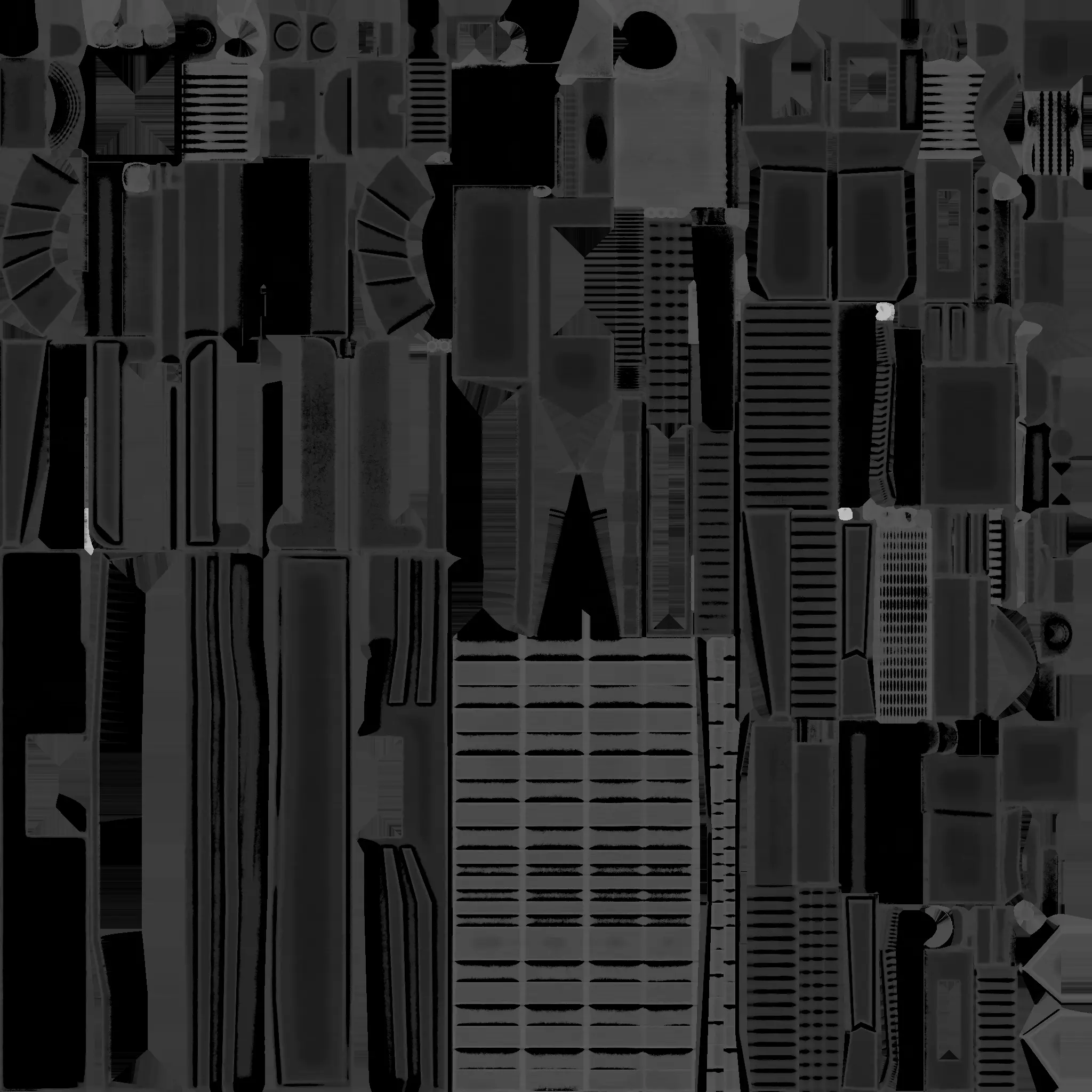 High-Quality Uzi Submachine Gun 3D Model for Games Free low-poly 3D model_9