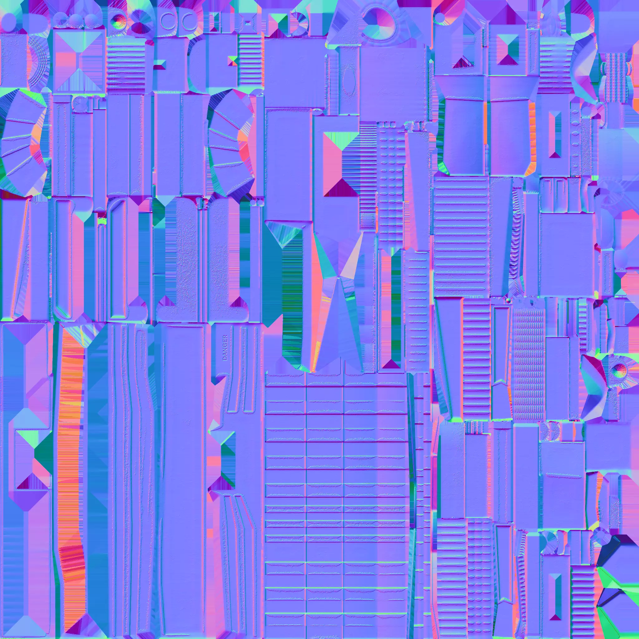 High-Quality Uzi Submachine Gun 3D Model for Games Free low-poly 3D model_10