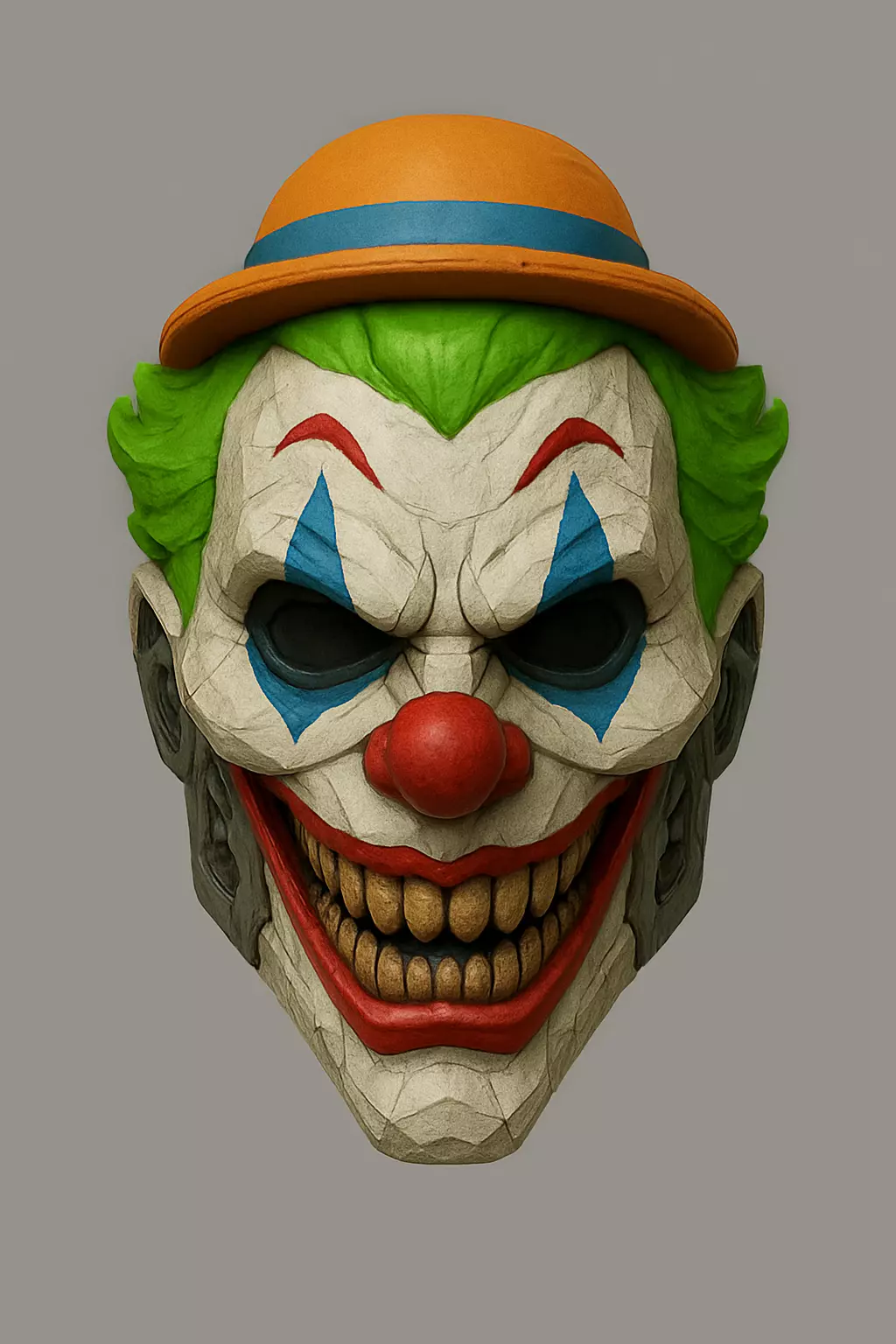 MODERN JOKER HEAD SCULPTURE 3D print model_0