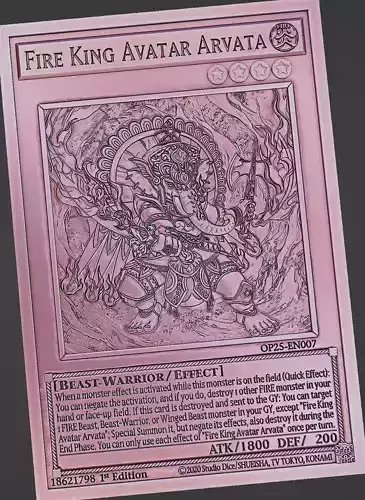 Fire King Avatar Arvata - yu-gi-oh