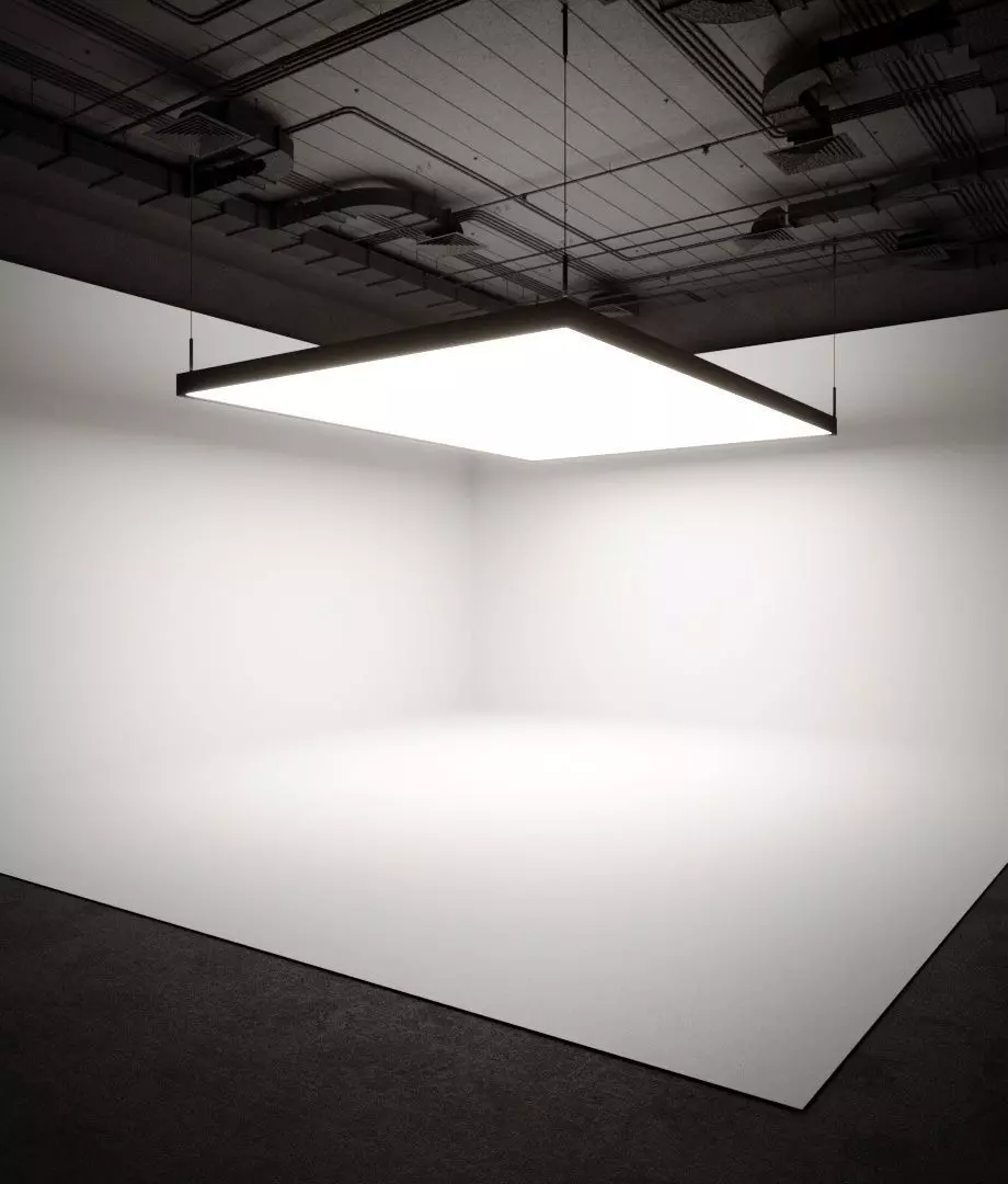 showroom - light wall scene  corona 2019 3D model_1