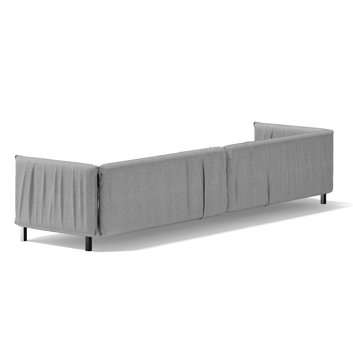 Large Grey Sofa 3D model_2