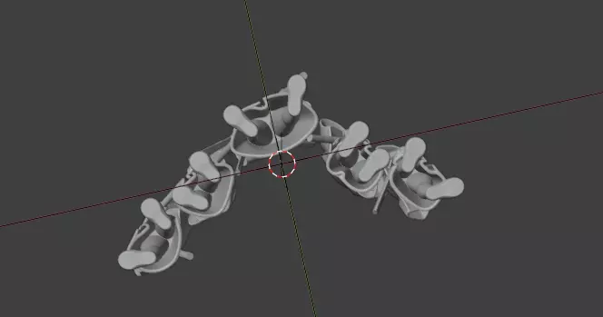 Samurai Warriors 3D Model Pack - Set of 5 Unique Poses Low-poly 3D model_11