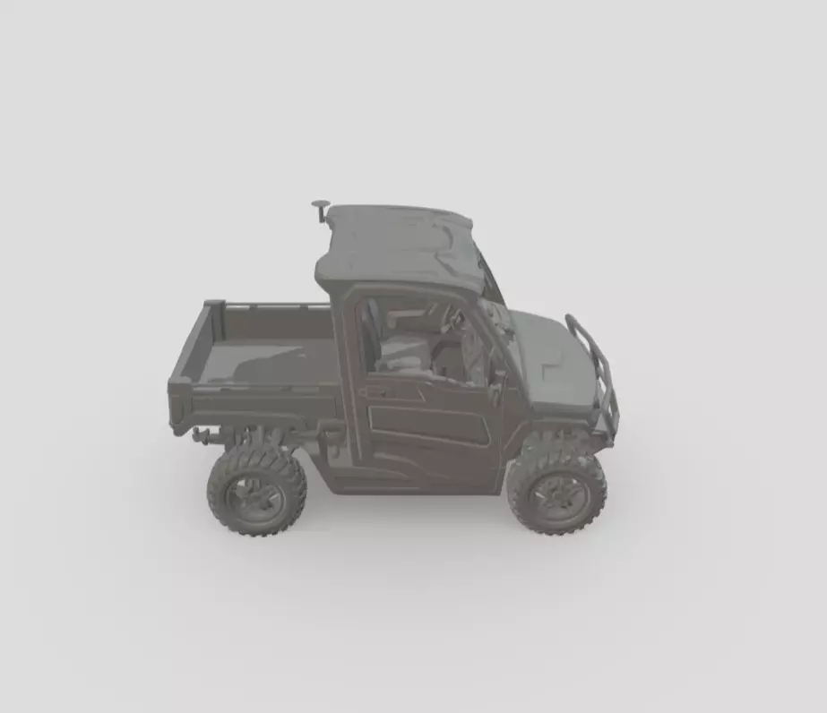 John Deere Utility Terrain Vehicle Buggy 3D print model_3