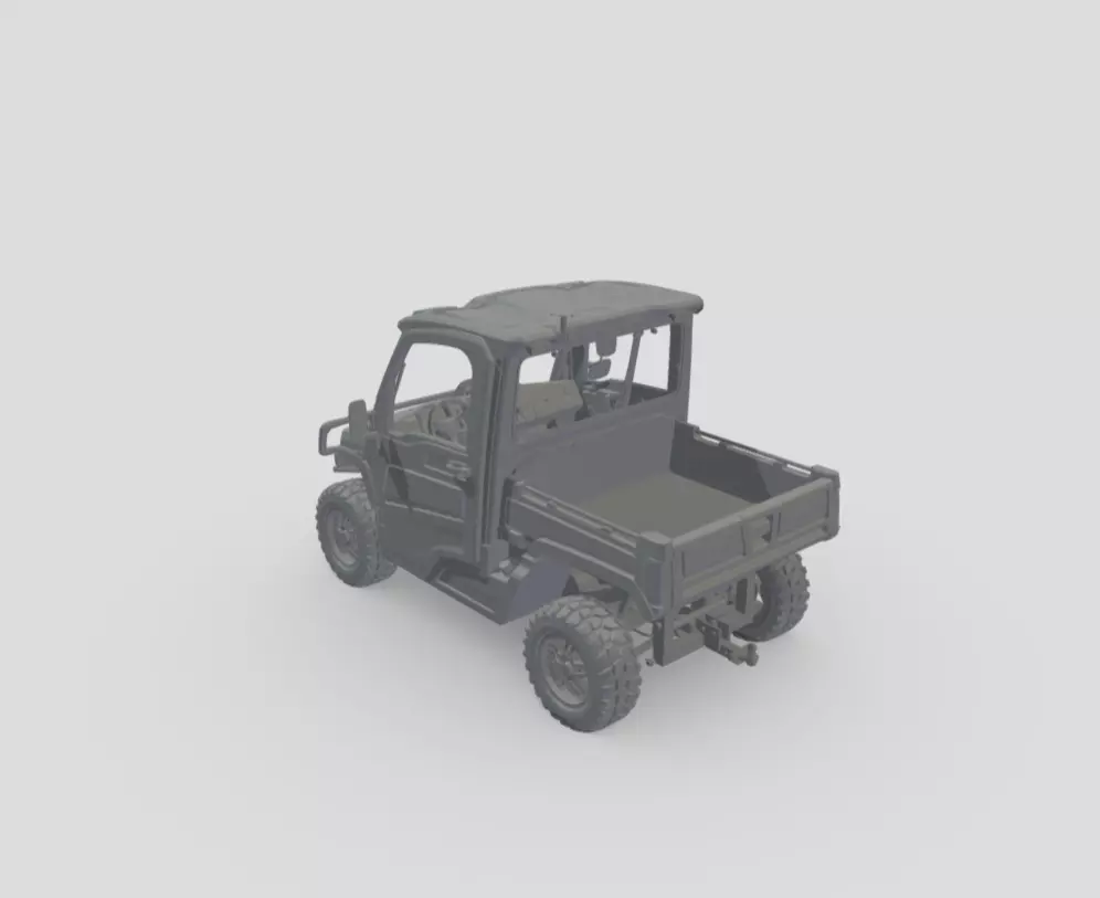 John Deere Utility Terrain Vehicle Buggy 3D print model_2