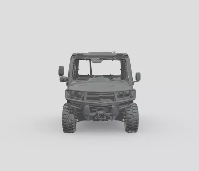 John Deere Utility Terrain Vehicle Buggy 3D print model_4