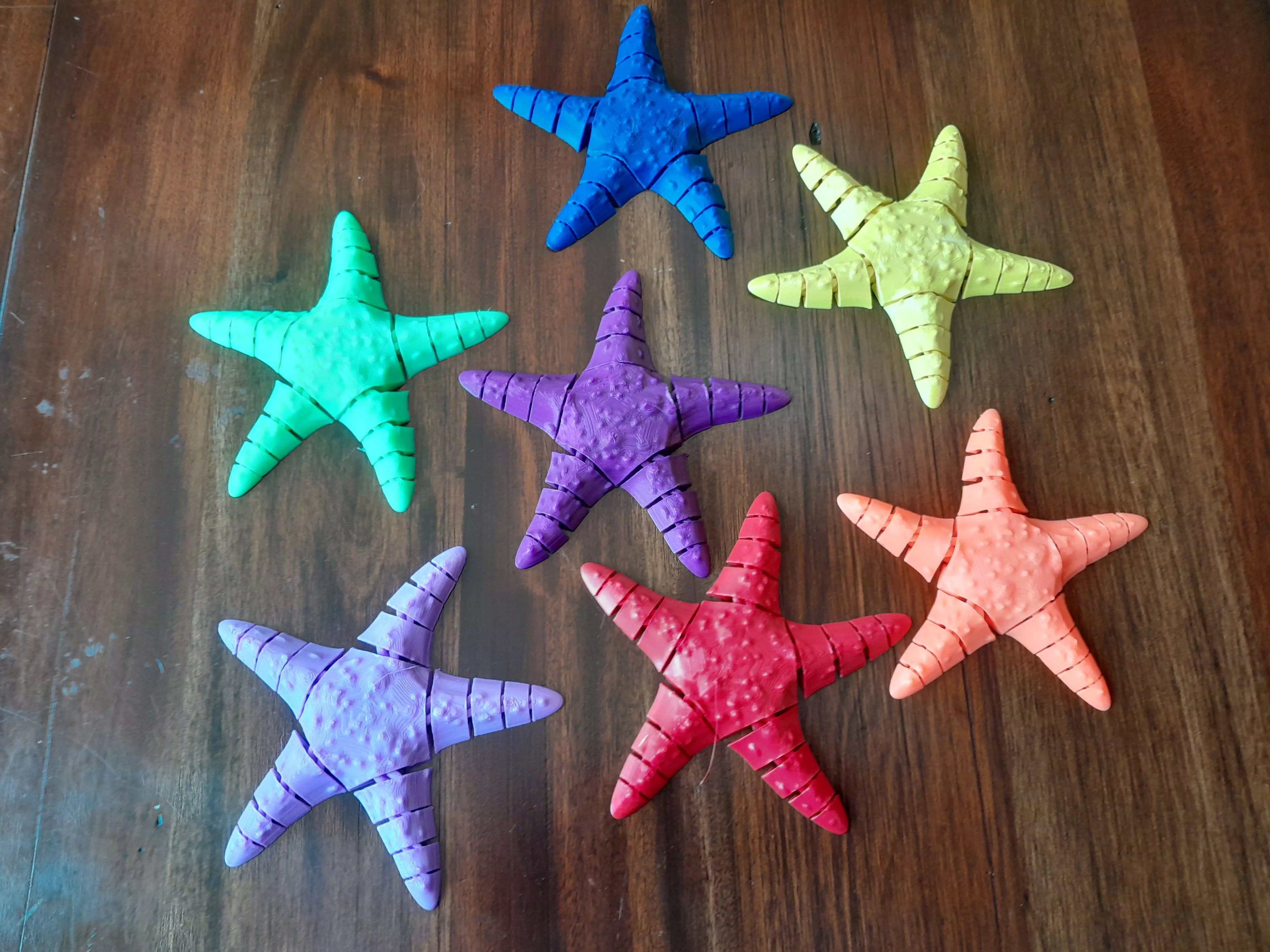 Flexy Starfish 3D print model_2