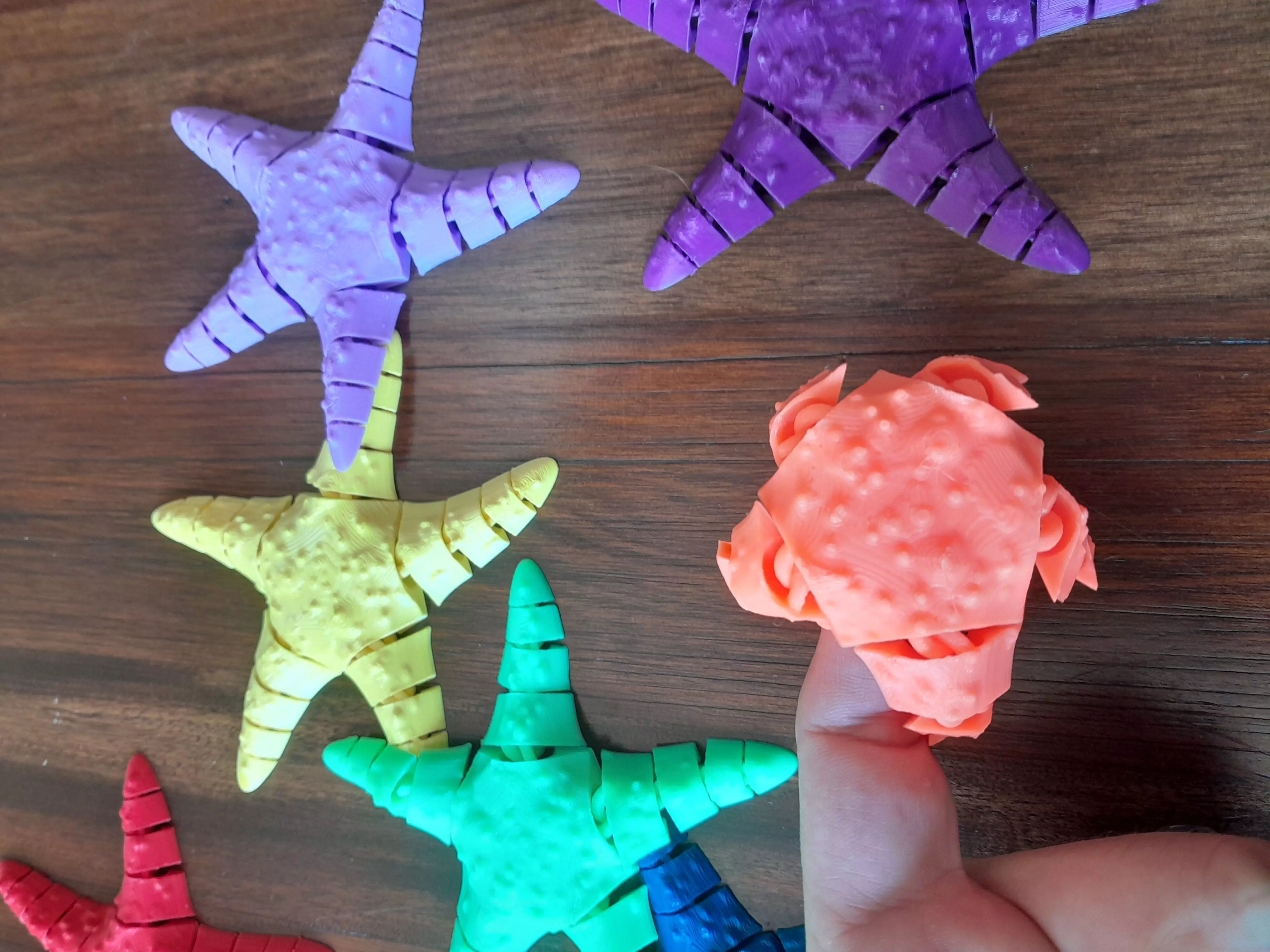 Flexy Starfish 3D print model_4