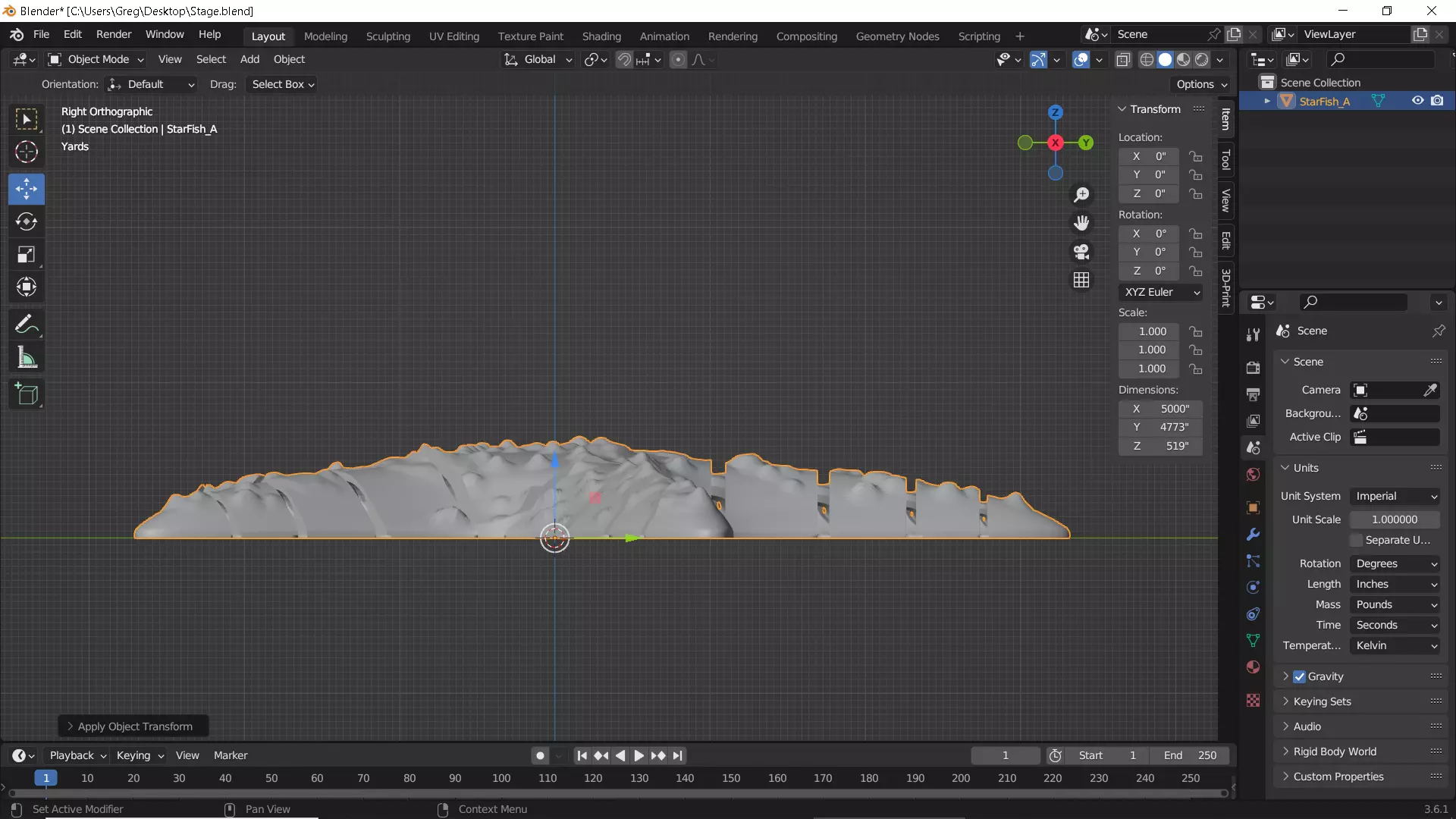 Flexy Starfish 3D print model_10