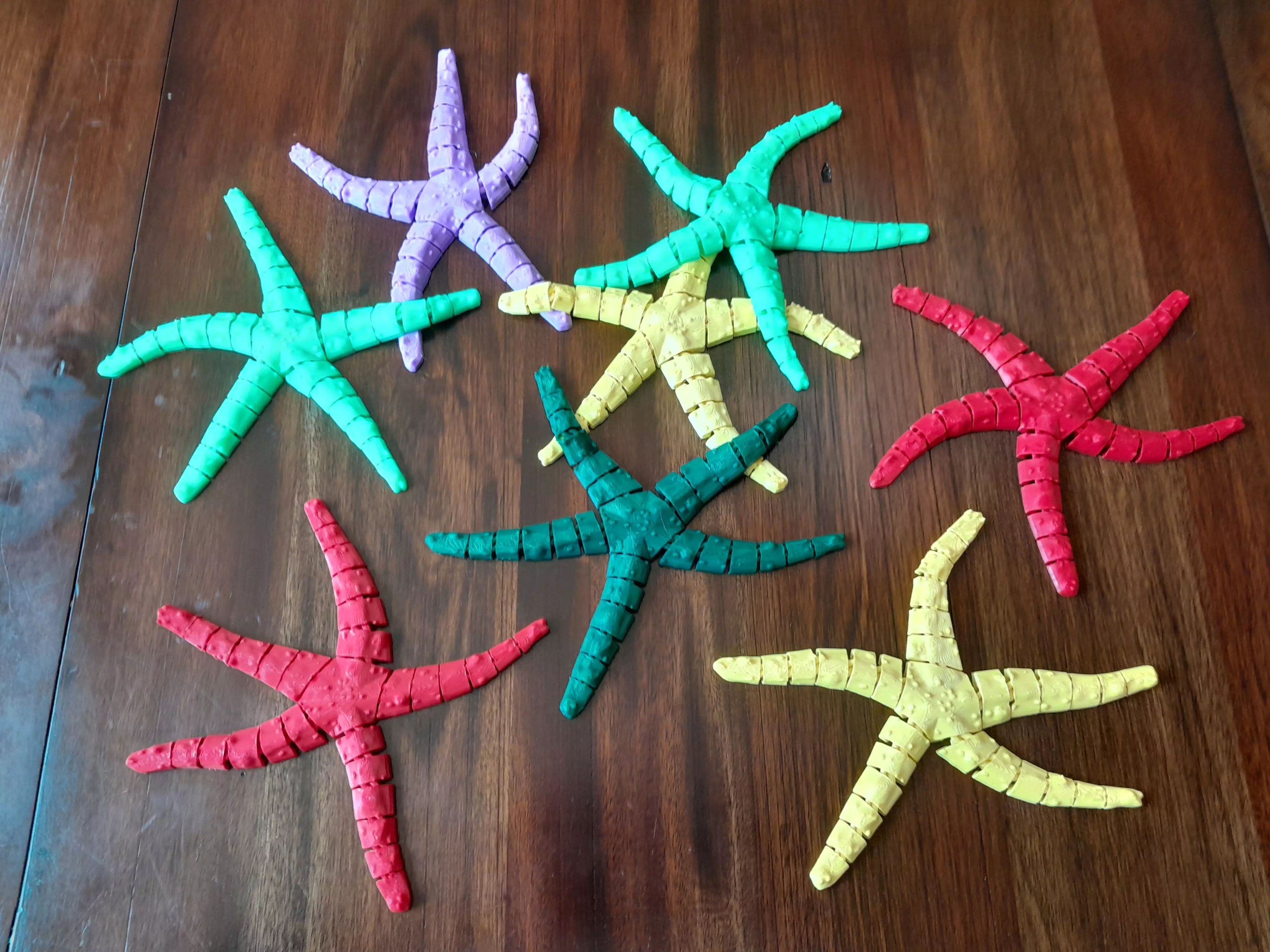 Flexy Starfish 3D print model_1