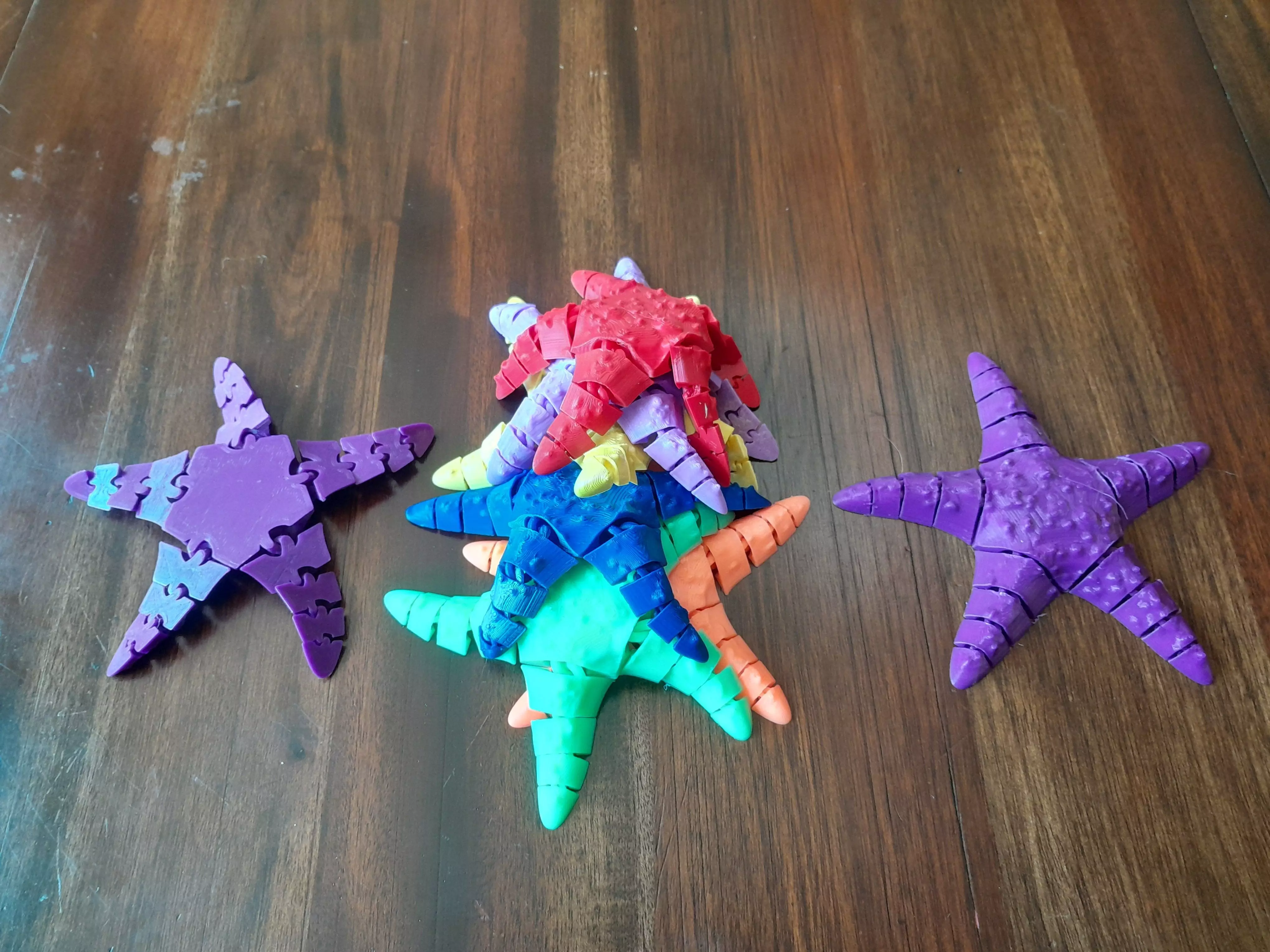 Flexy Starfish 3D print model_3