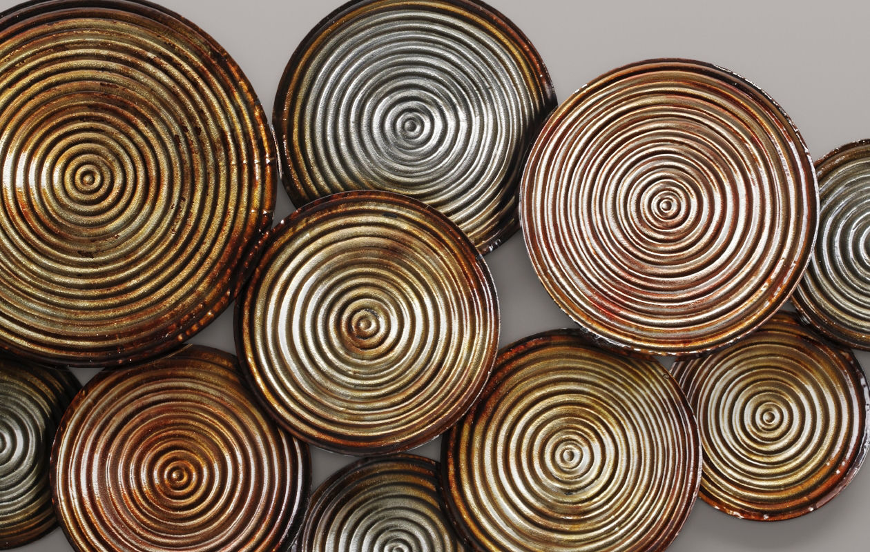 Circles Wall Decor 2 3D model_3