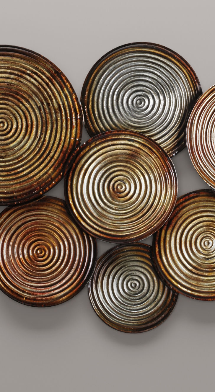 Circles Wall Decor 2 3D model_1