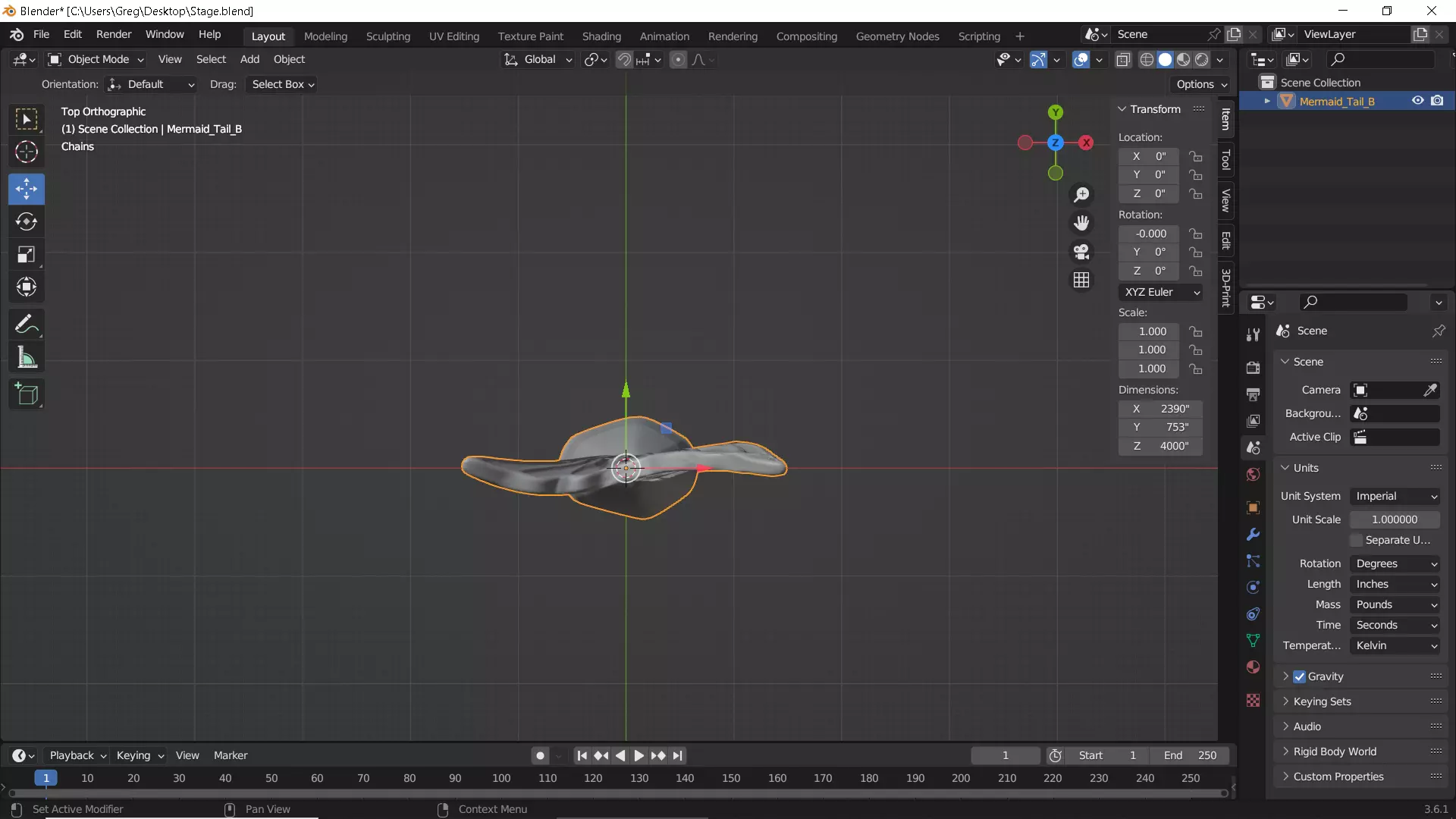 Mermaid Ocean Birthday Party Pack  3D print model_44