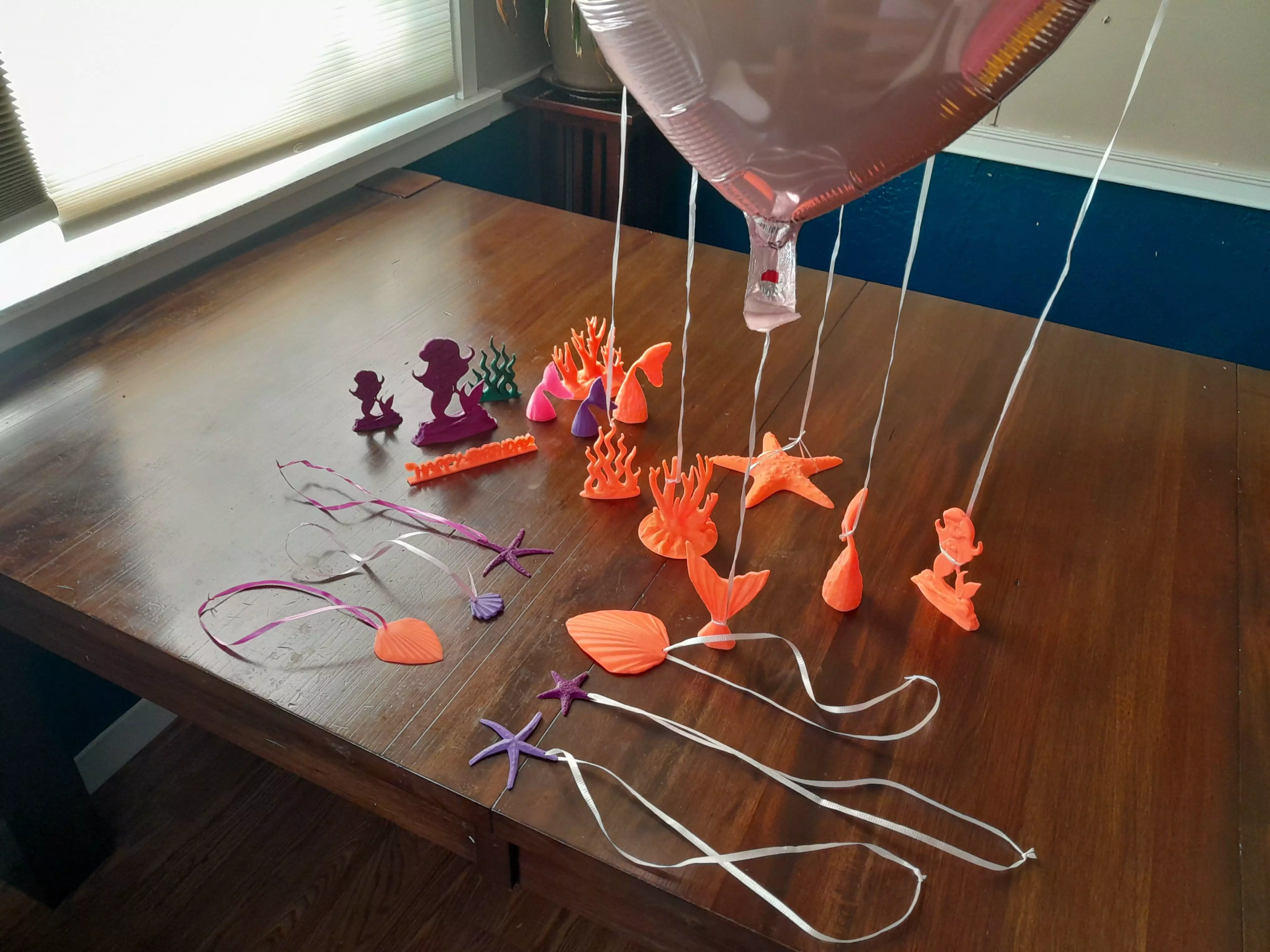 Mermaid Ocean Birthday Party Pack  3D print model_3