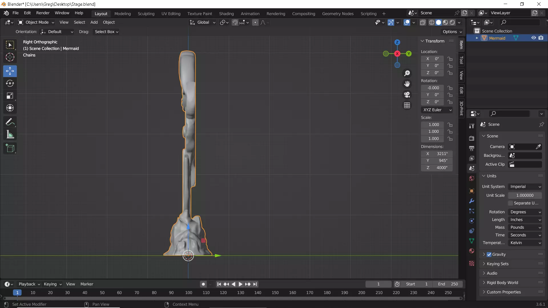 Mermaid Ocean Birthday Party Pack  3D print model_36