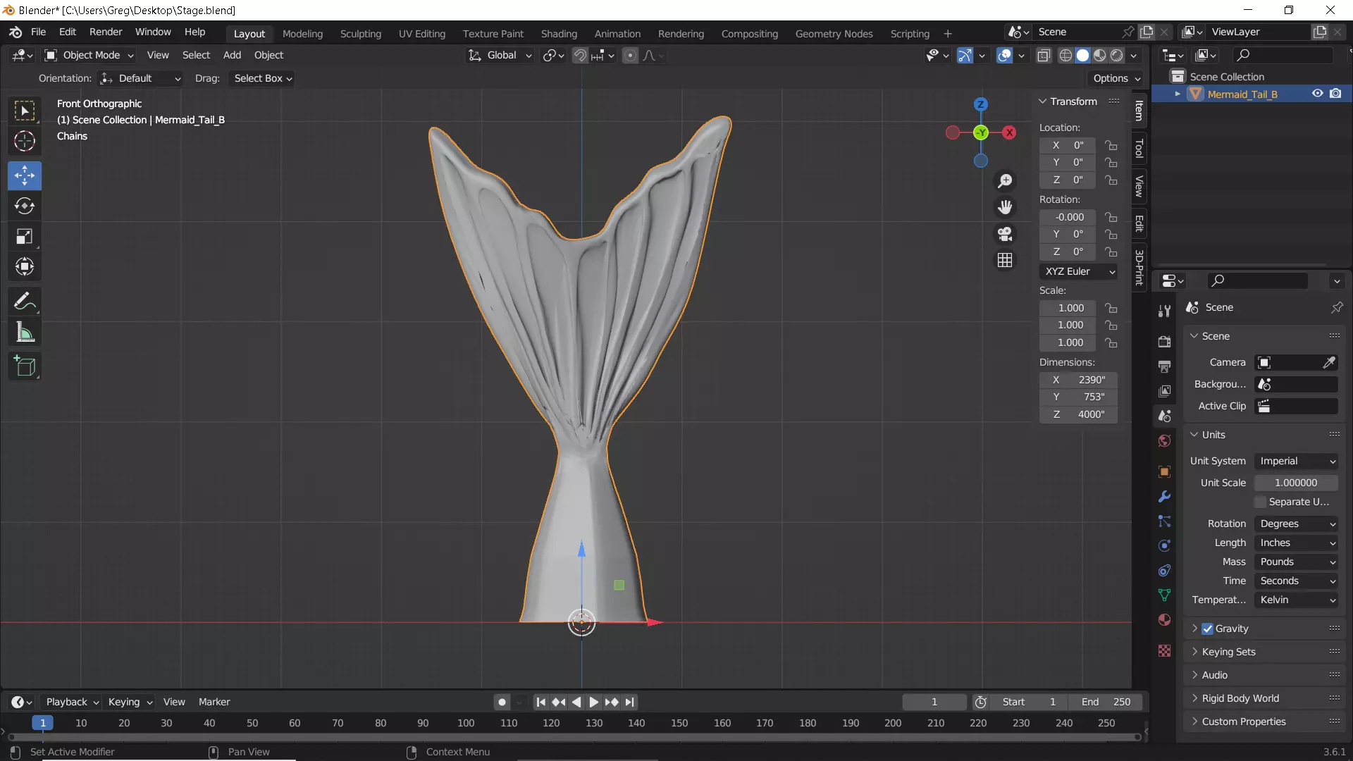 Mermaid Ocean Birthday Party Pack  3D print model_42