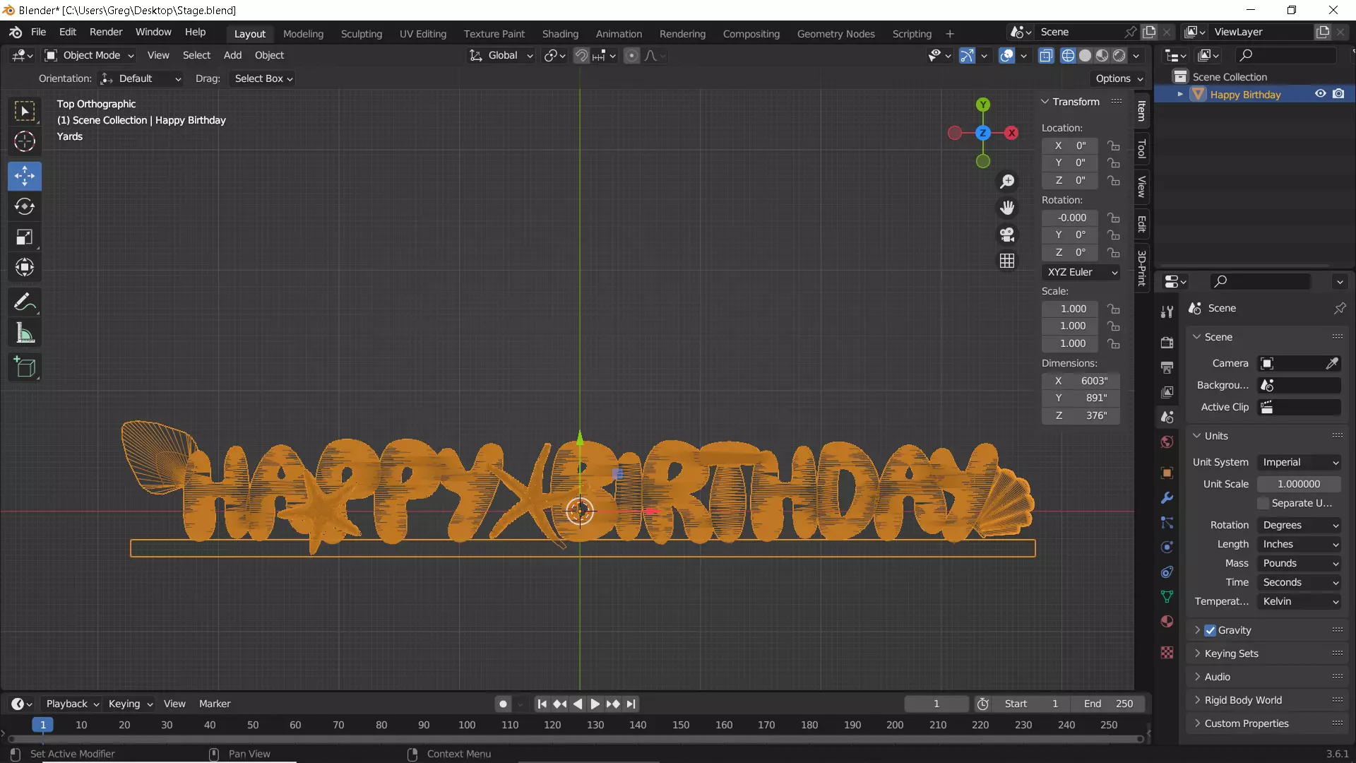 Mermaid Ocean Birthday Party Pack  3D print model_29