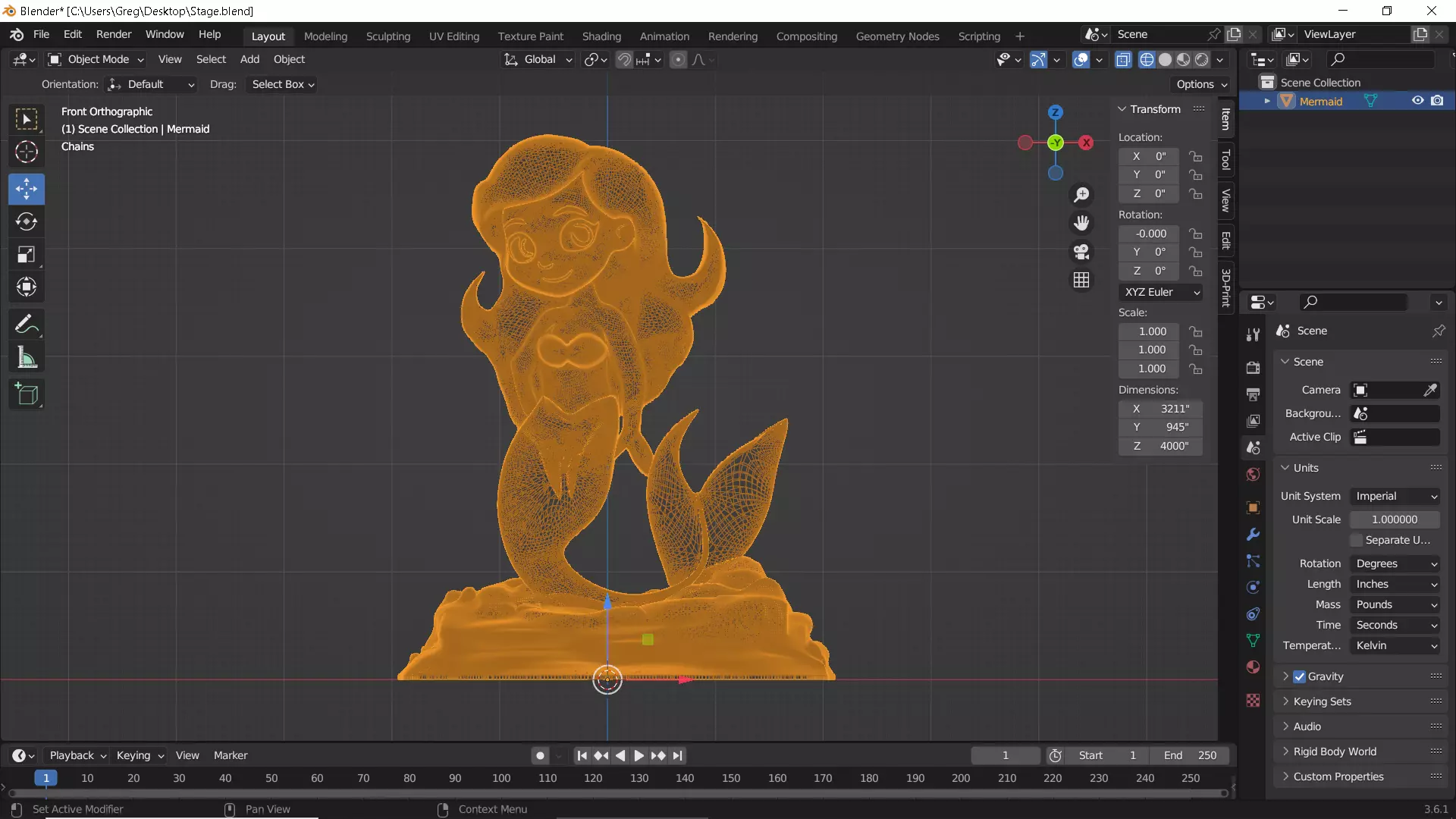 Mermaid Ocean Birthday Party Pack  3D print model_46