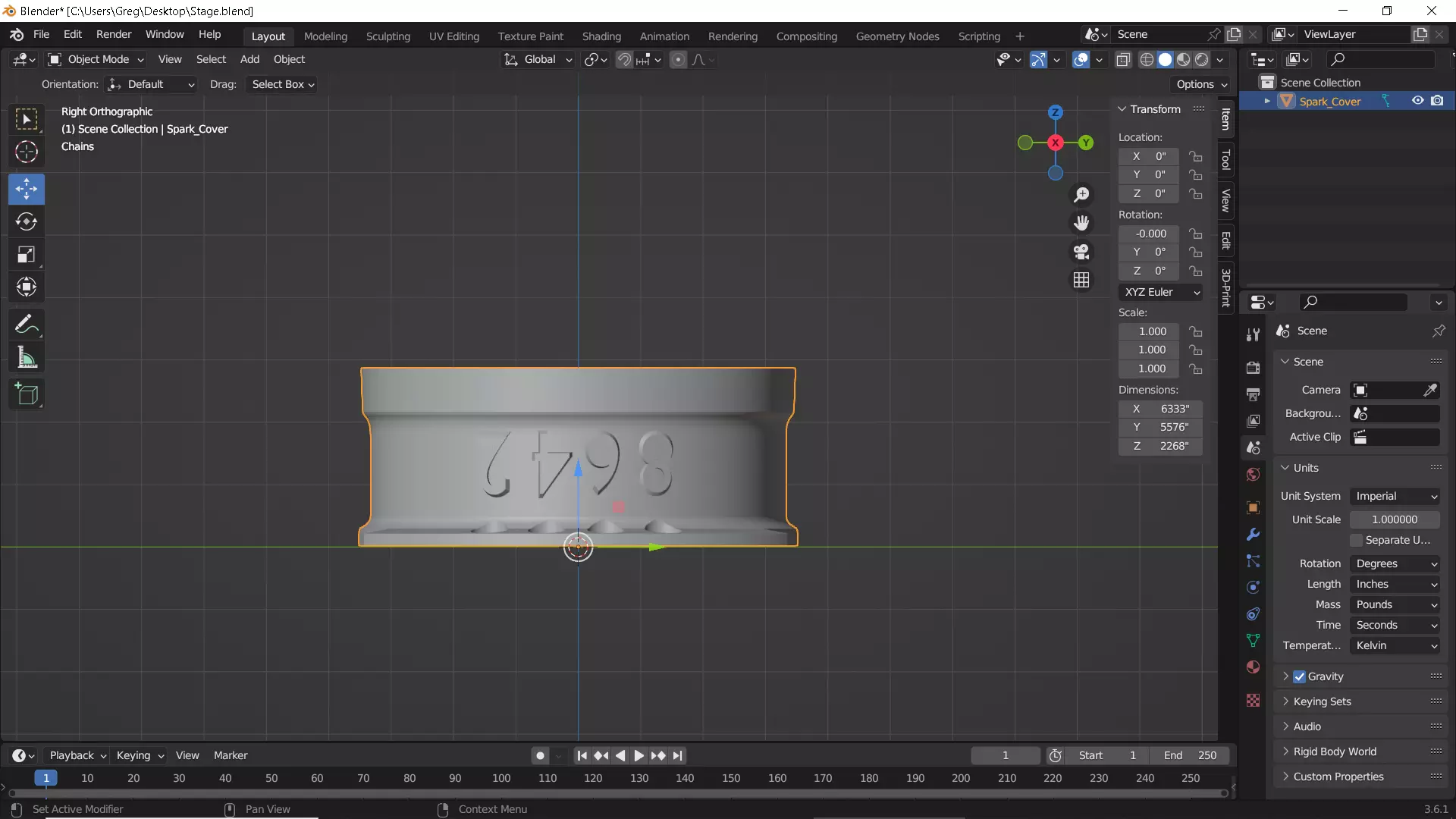 Spark Plug Rain and Wash Cap  3D print model_9