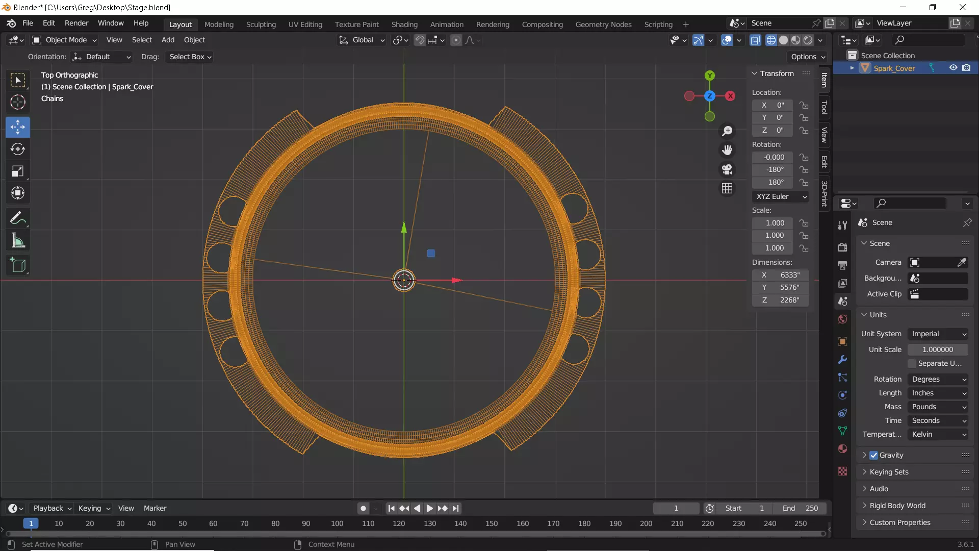 Spark Plug Rain and Wash Cap  3D print model_12