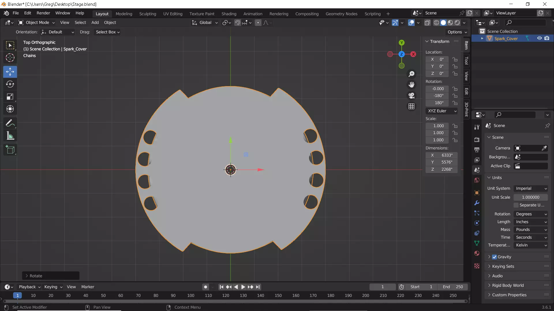 Spark Plug Rain and Wash Cap  3D print model_11