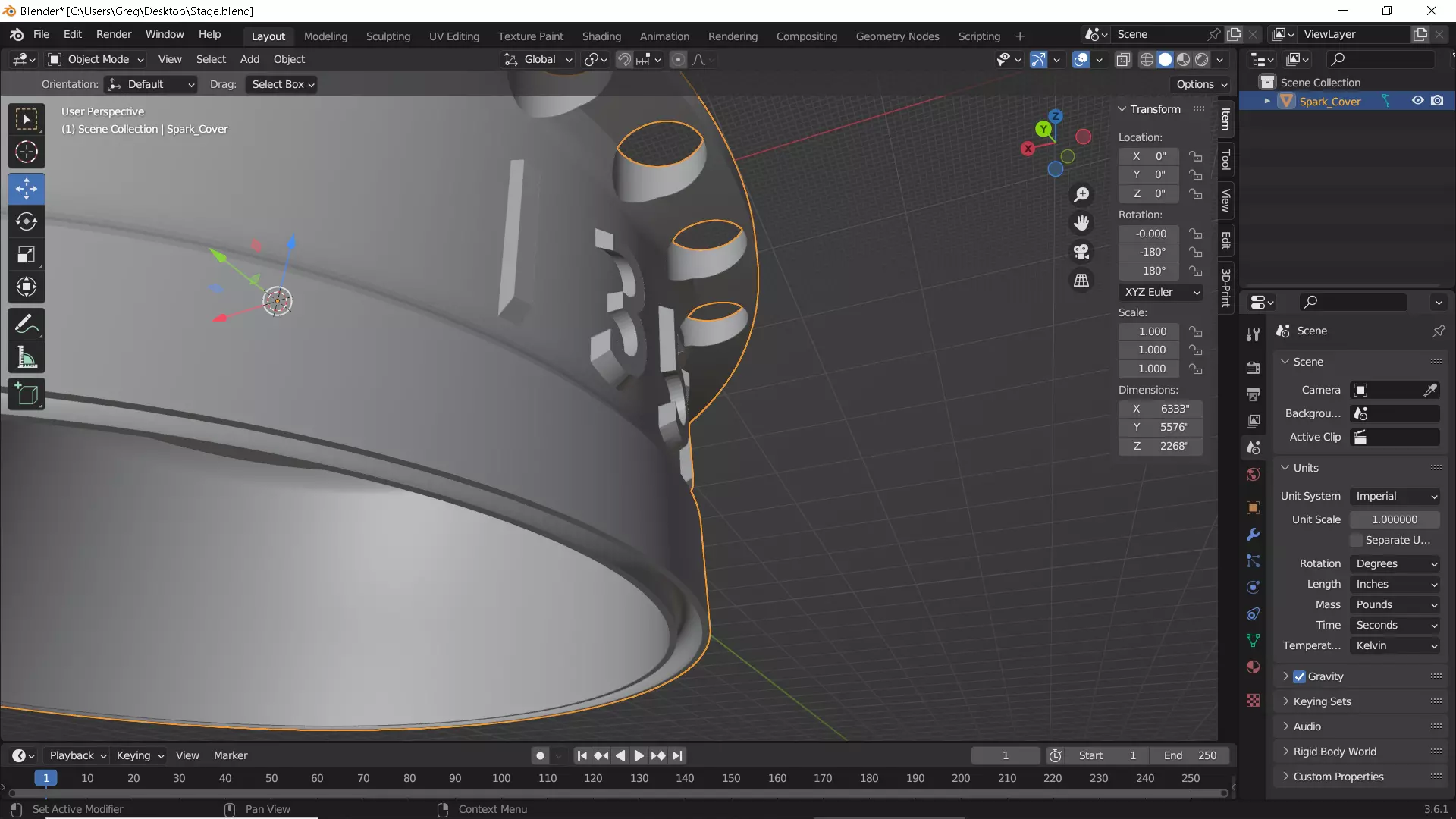 Spark Plug Rain and Wash Cap  3D print model_10