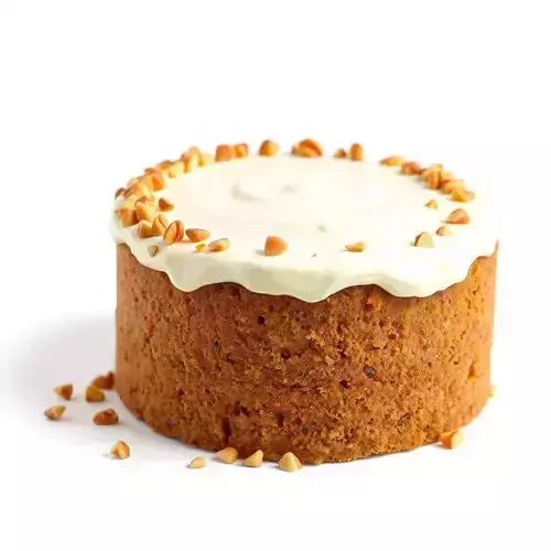 Vanilla Almond Cake model pack Low-poly 3D model 2