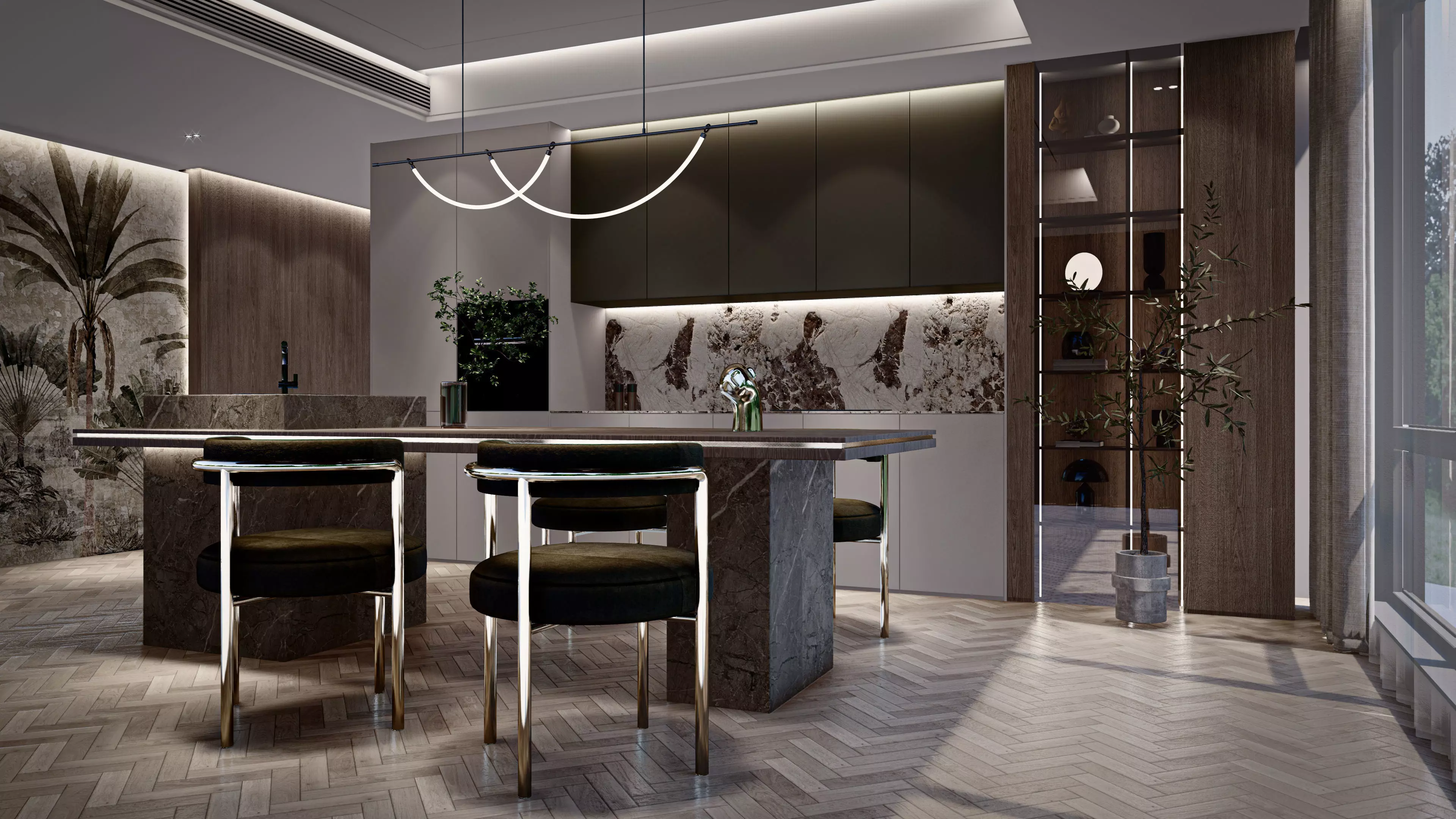 Modern sketchup design 3D model_2