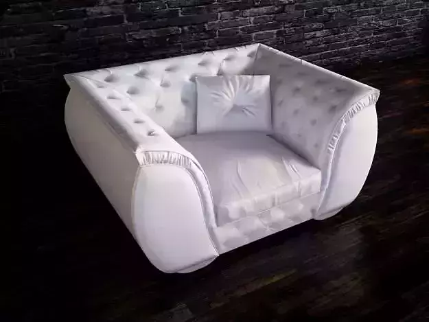corte zari Lapo armchair 3D model