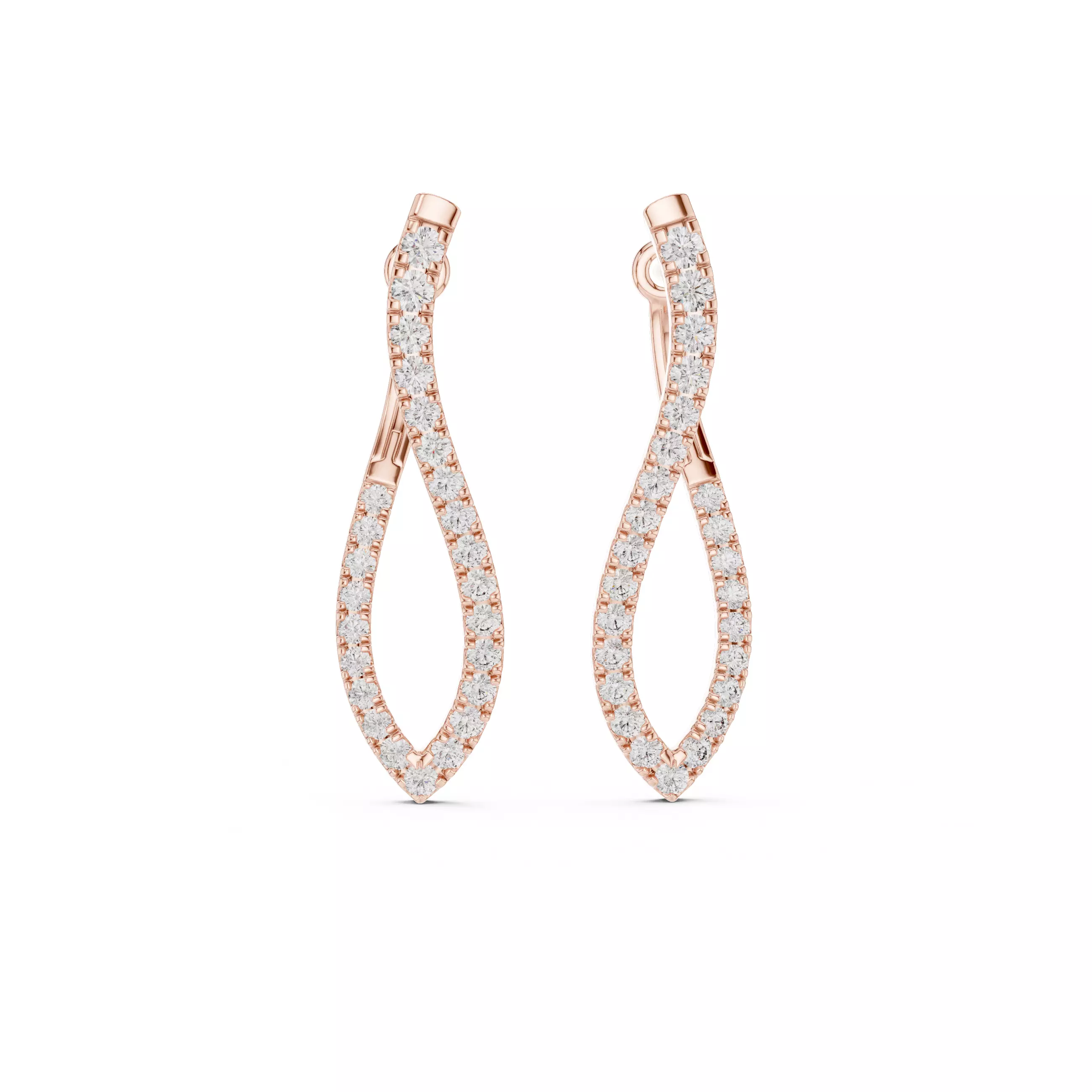 Diamond Hoops 3dm stl renders 360 Animation Videos 3D print model_2