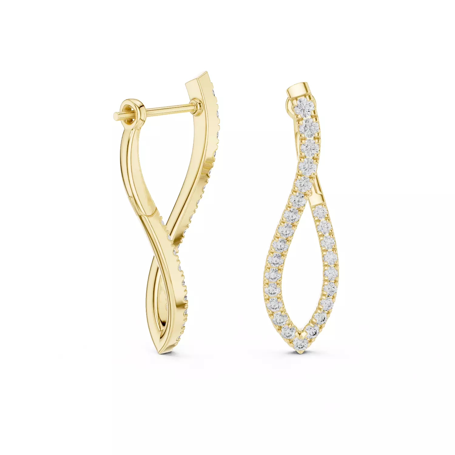 Diamond Hoops 3dm stl renders 360 Animation Videos 3D print model_11