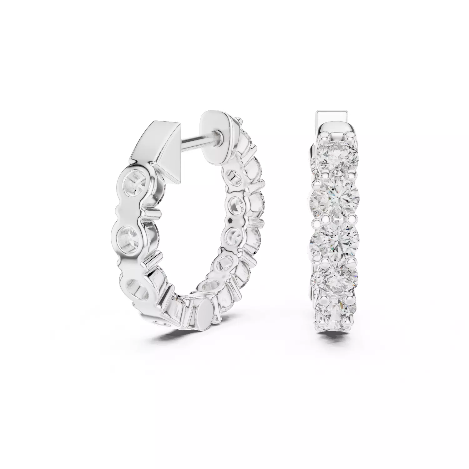 Diamond Hoops 3dm stl renders 360 Animation Videos  3D print model_10