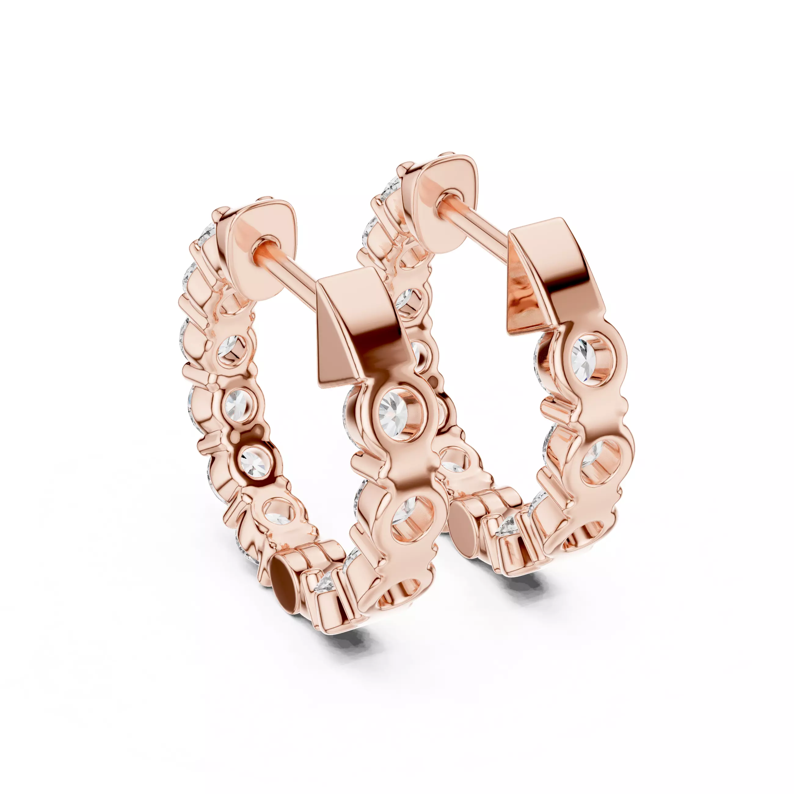 Diamond Hoops 3dm stl renders 360 Animation Videos  3D print model_1