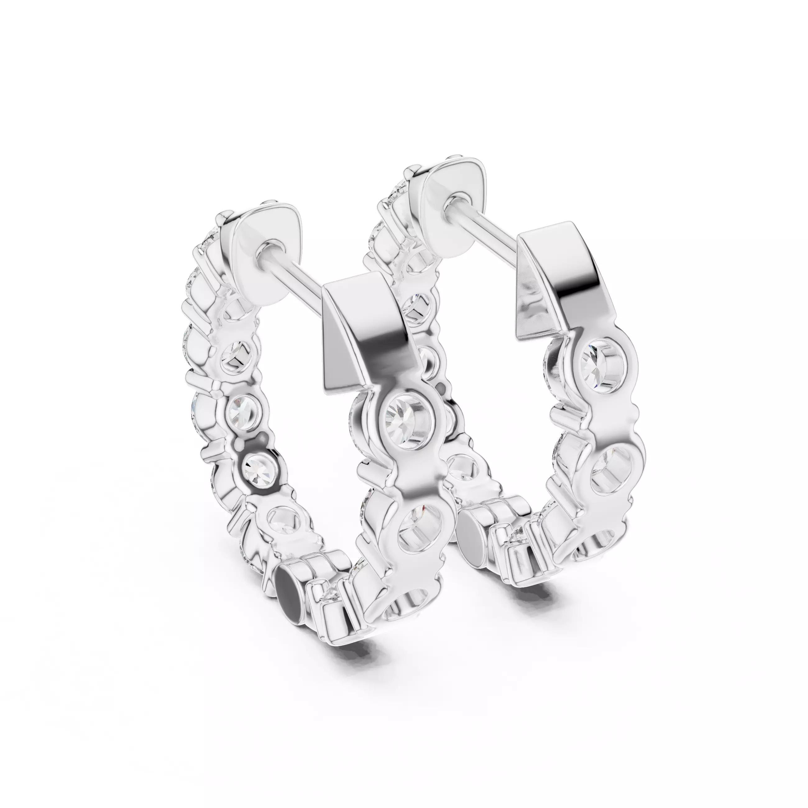 Diamond Hoops 3dm stl renders 360 Animation Videos  3D print model_4