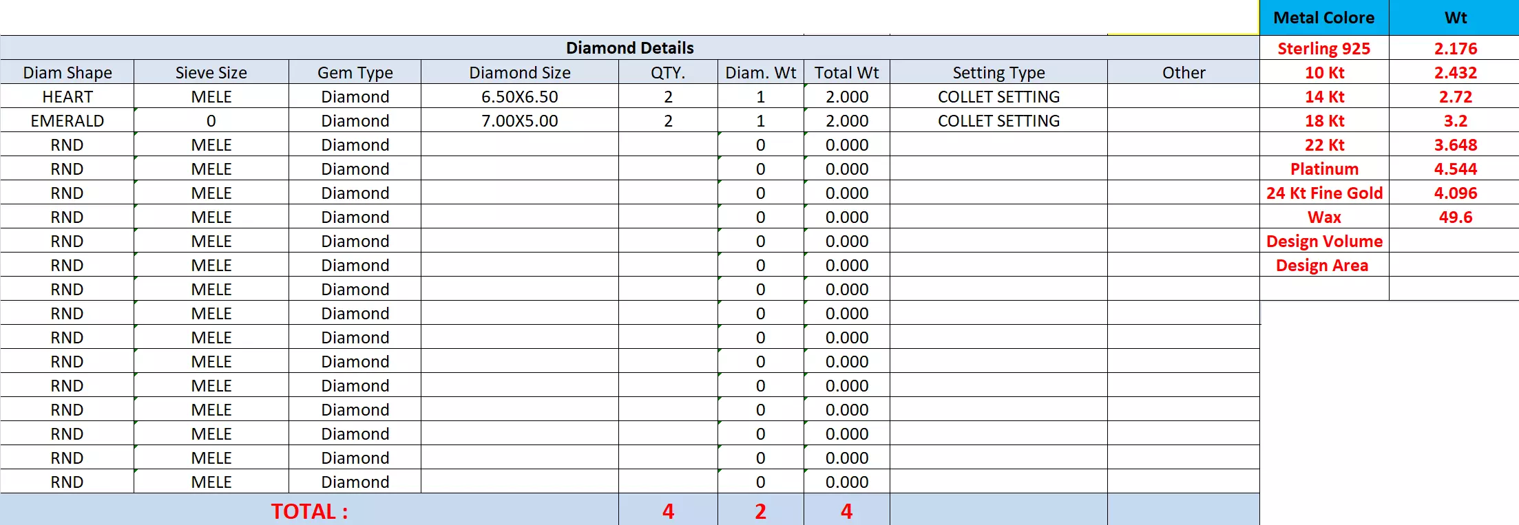 Heart Emerald Diamond Studs Earrings 3dm stl renders Animation 3D print model_13