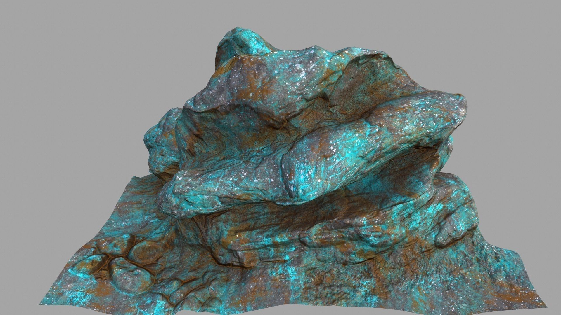 Rock Mount 3D model_4