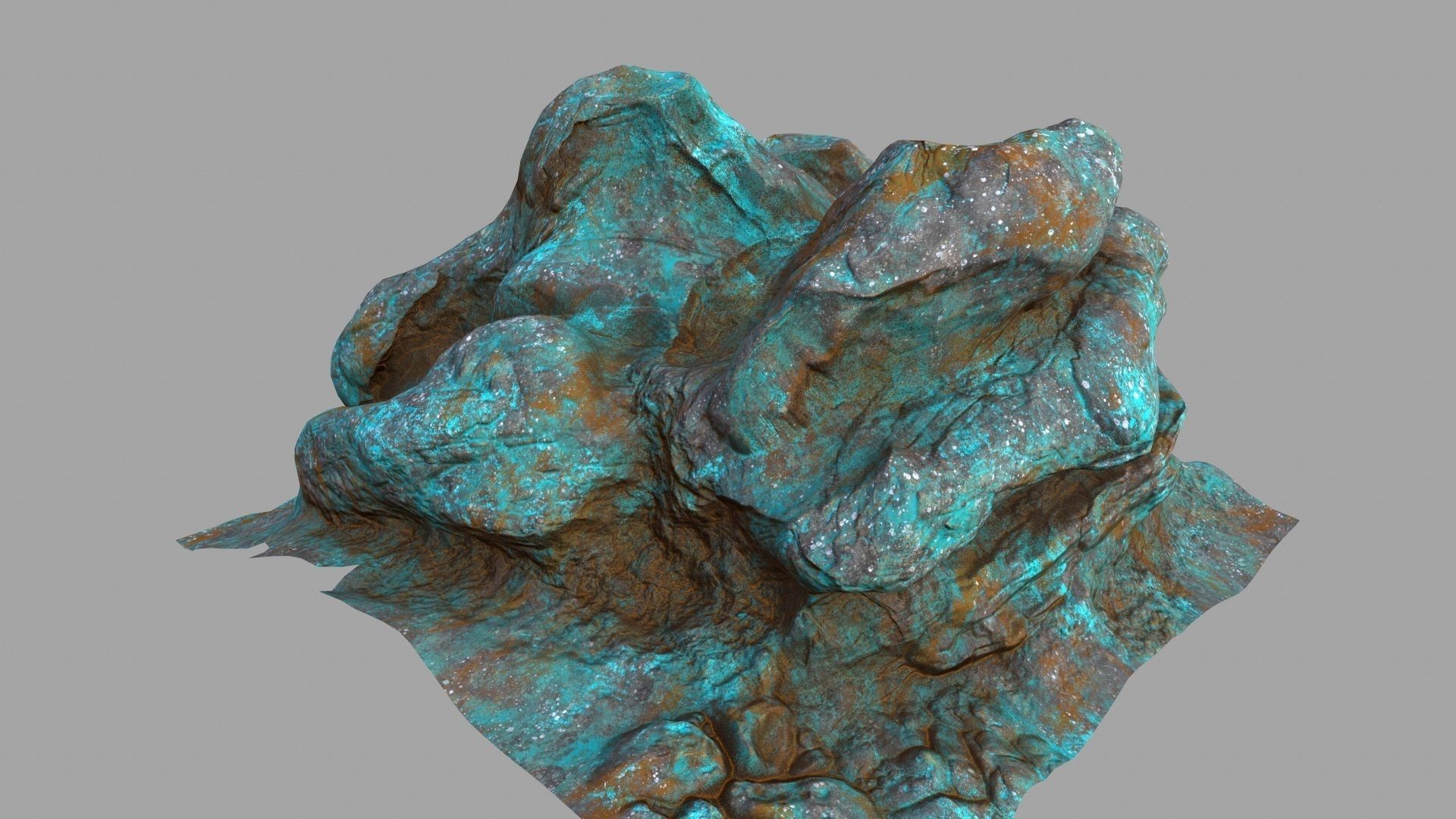Rock Mount 3D model_1