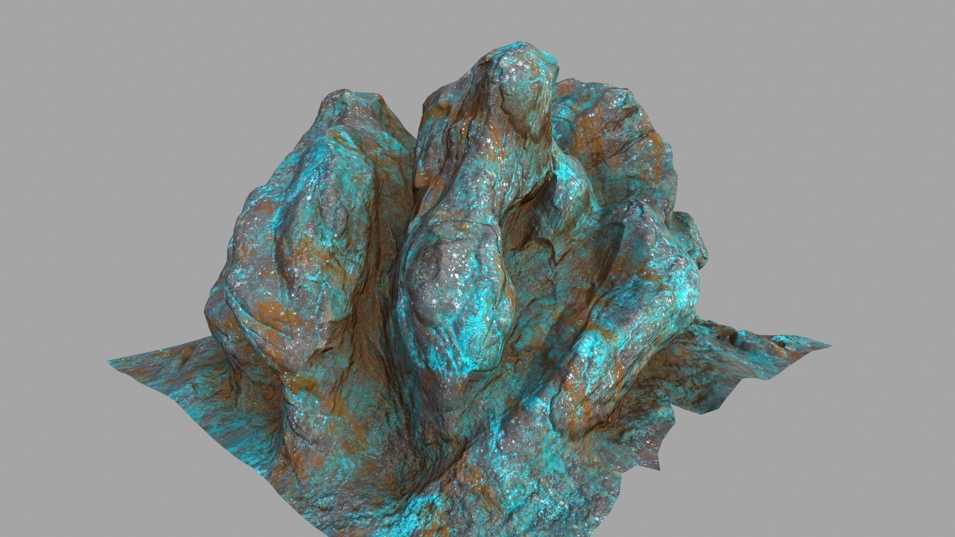 Rock Mount 3D model_3